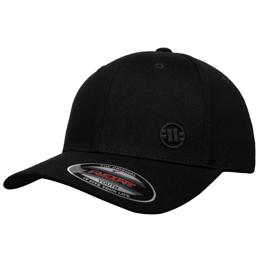 Casquette avec visière Full Cap Youth Logo Pitbull  - Black