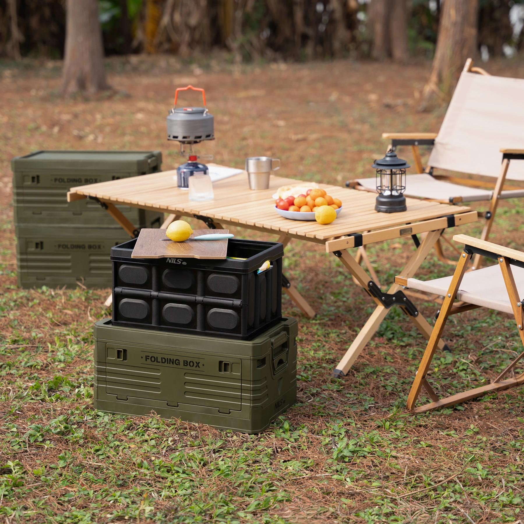 Boîte de transport avec fonction de table NCB4005 20 L Nils Camp