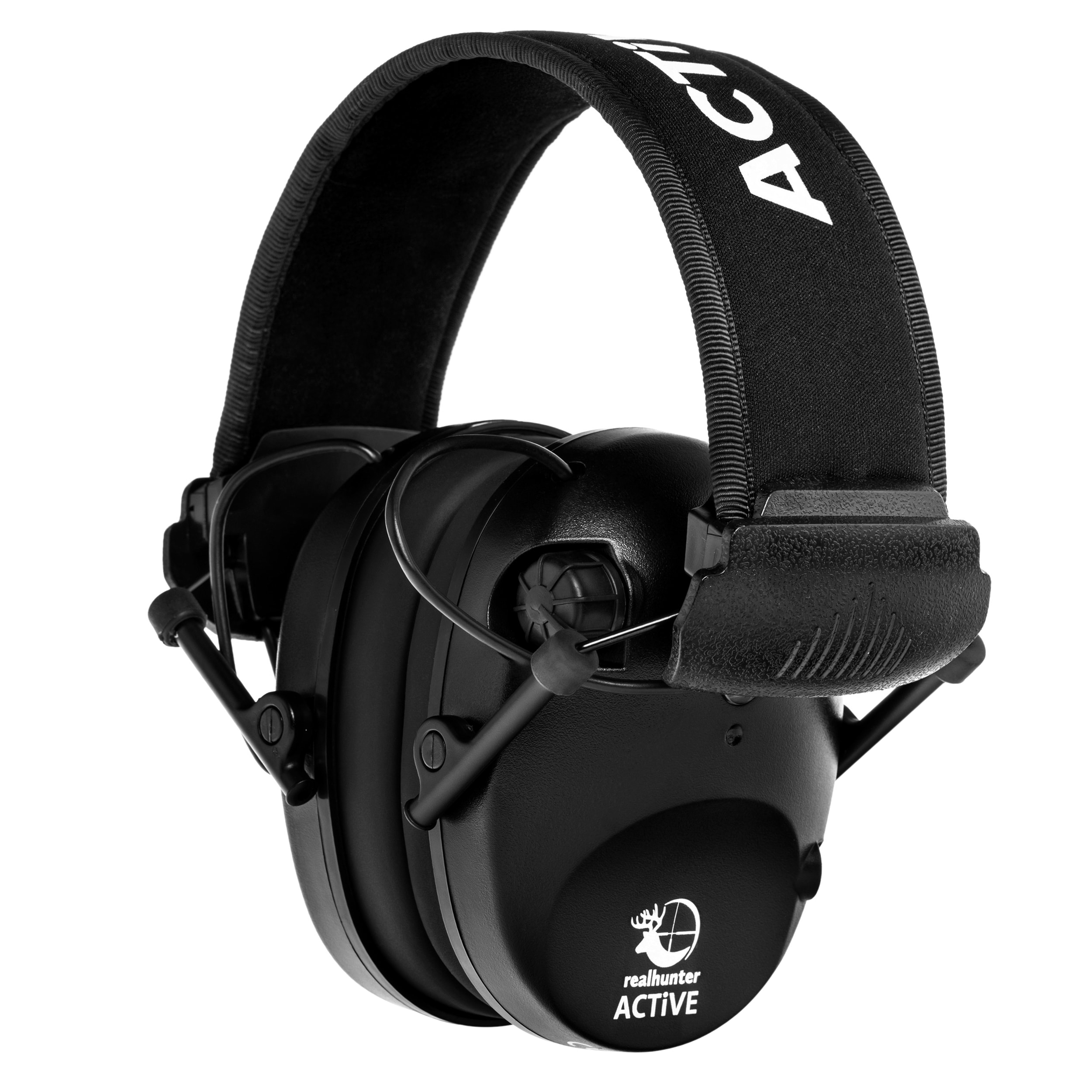 Protecteurs auditifs actifs Active Pro avec lunettes RealHunter - Black