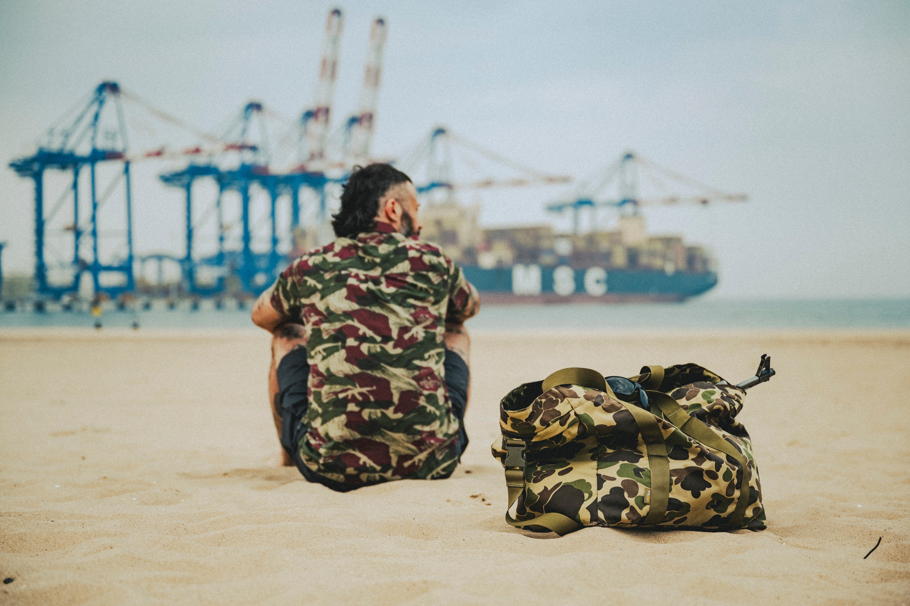 Chemise Tactical Hawaiian Short Sleeve Helikon-Tex - Brushstroke Camo