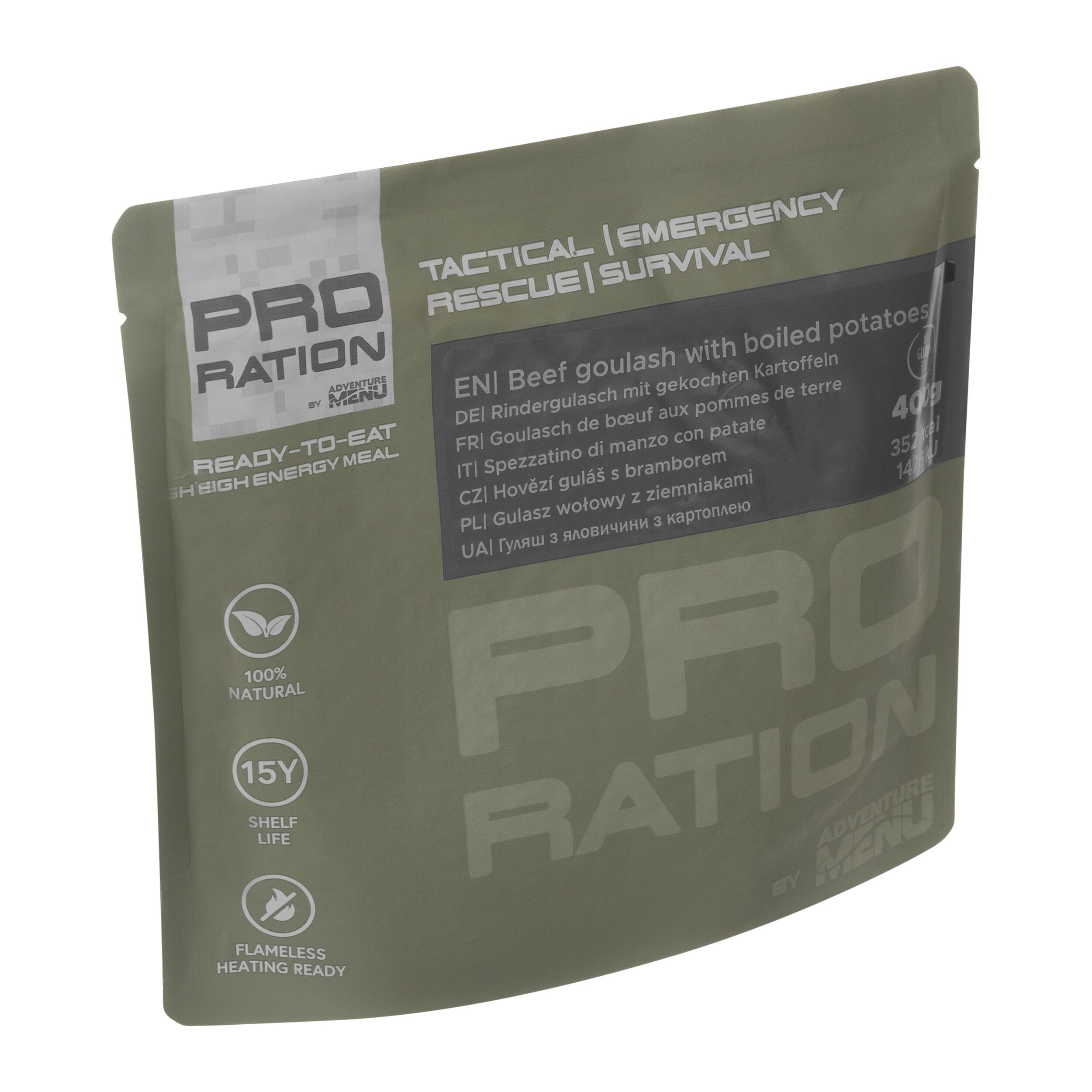 Plat préparé Ragoût de bœuf avec pommes de terre 400 g Pro Ration