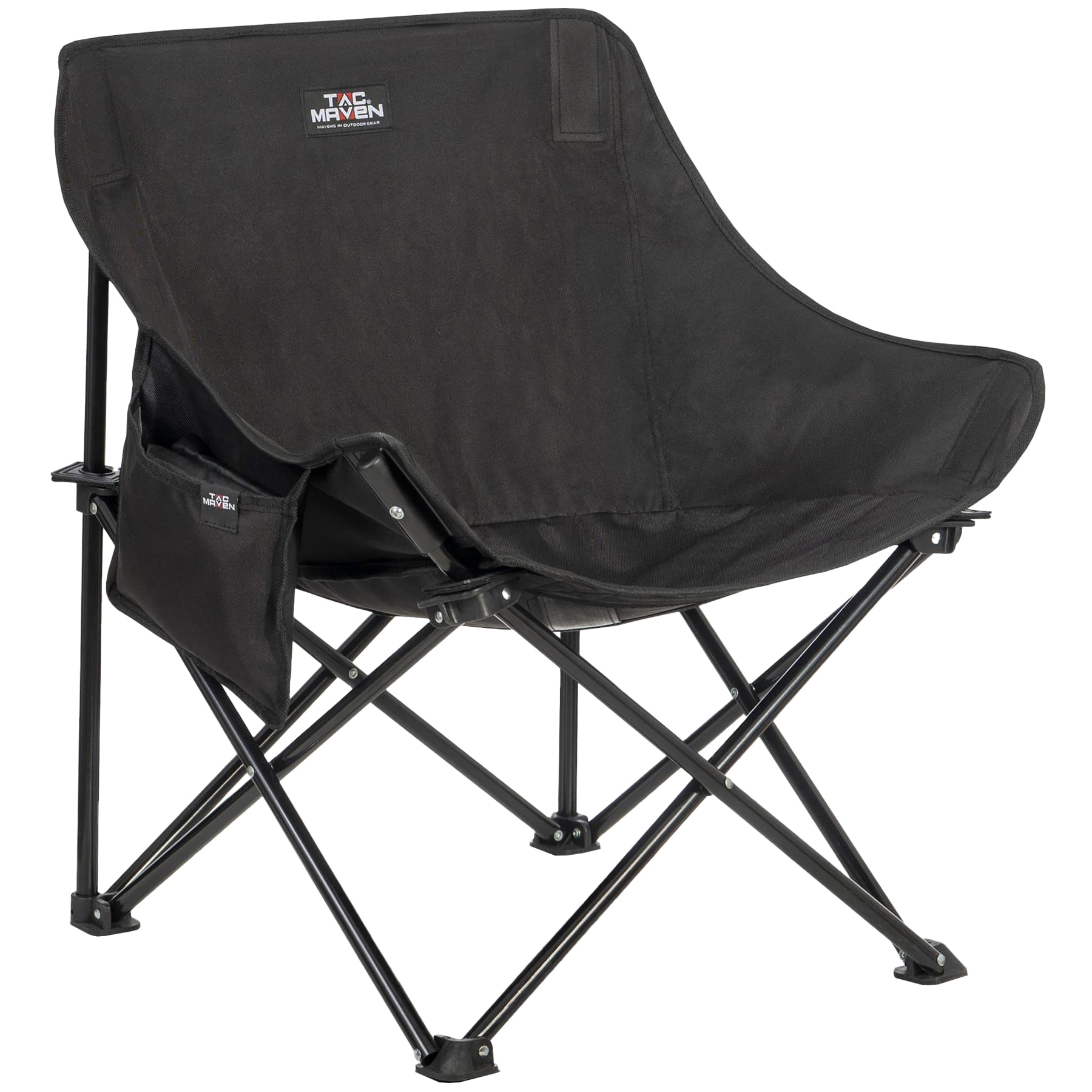 Chaise touristique Tac Maven Pentagon - Black