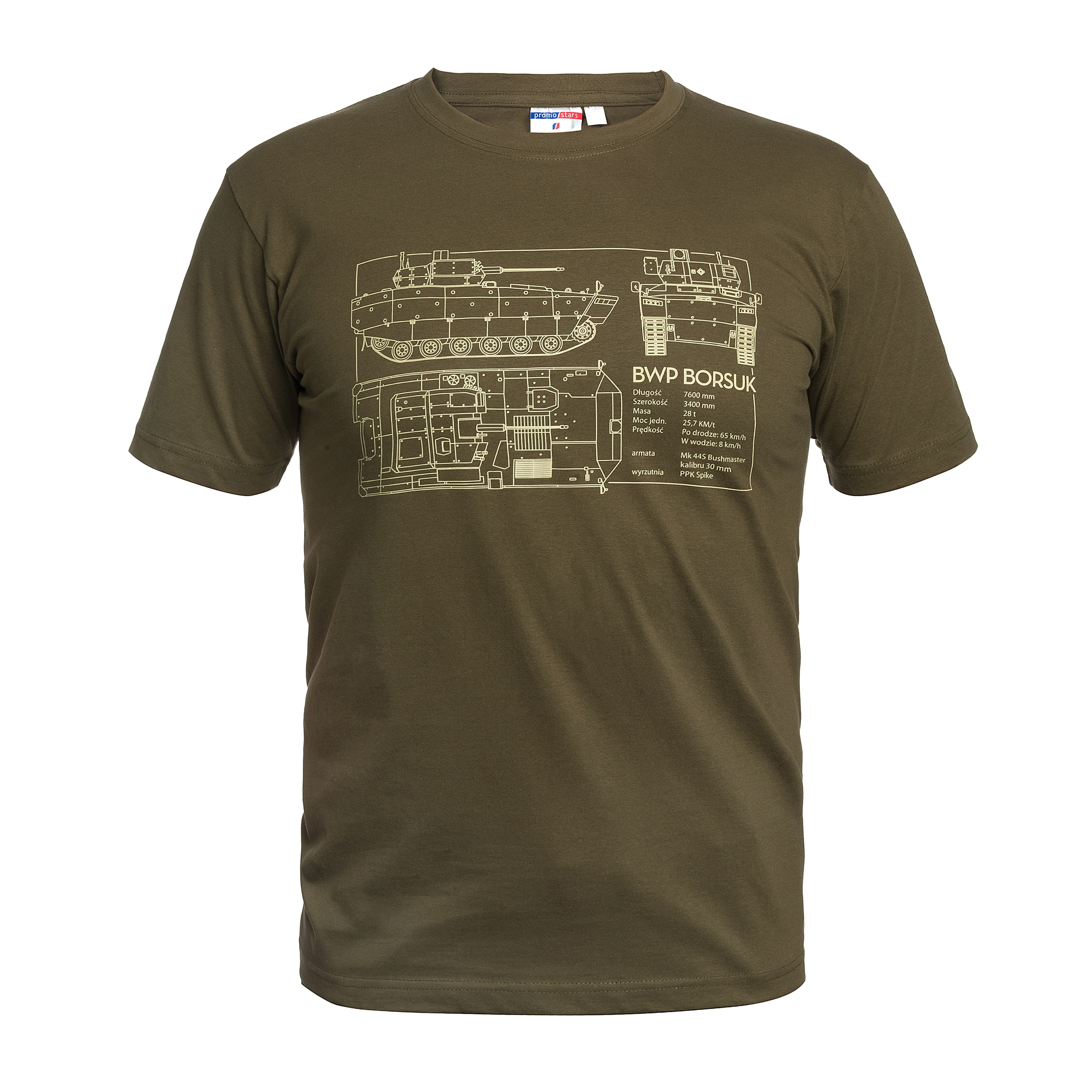 T-Shirt Borsuk - Olive