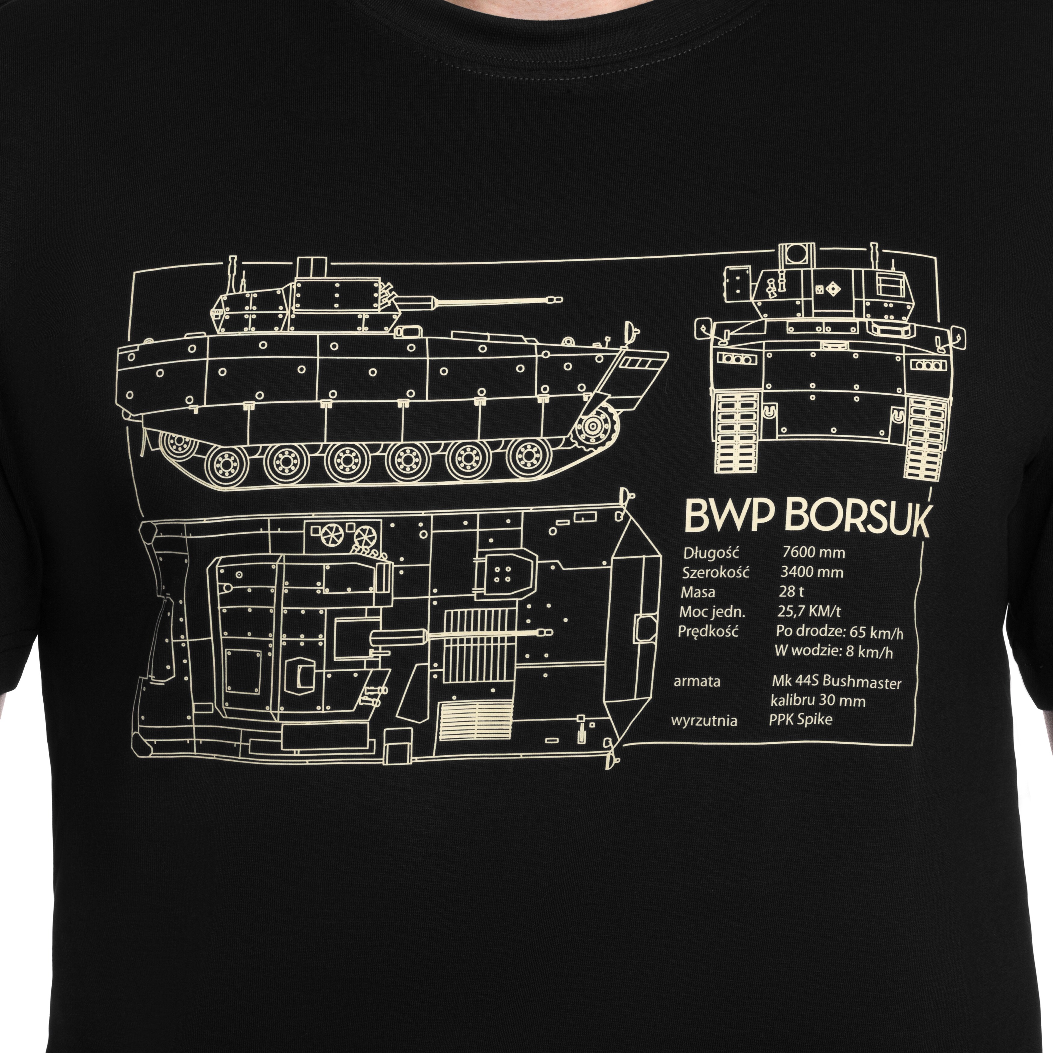 T-Shirt Borsuk - Black