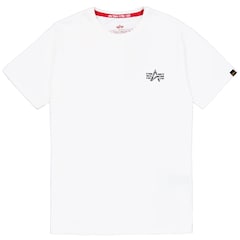 T-shirt Signature Back Print Alpha Industries - White