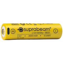 Batterie 3,6 V Li-Ion 18650 3000 mAh Suprabeam pour lampes de poche M6r/ M6xr