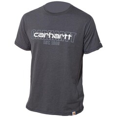 T-shirt Force Midweight S/S Logo Graphic Carhartt - Carbon Heather