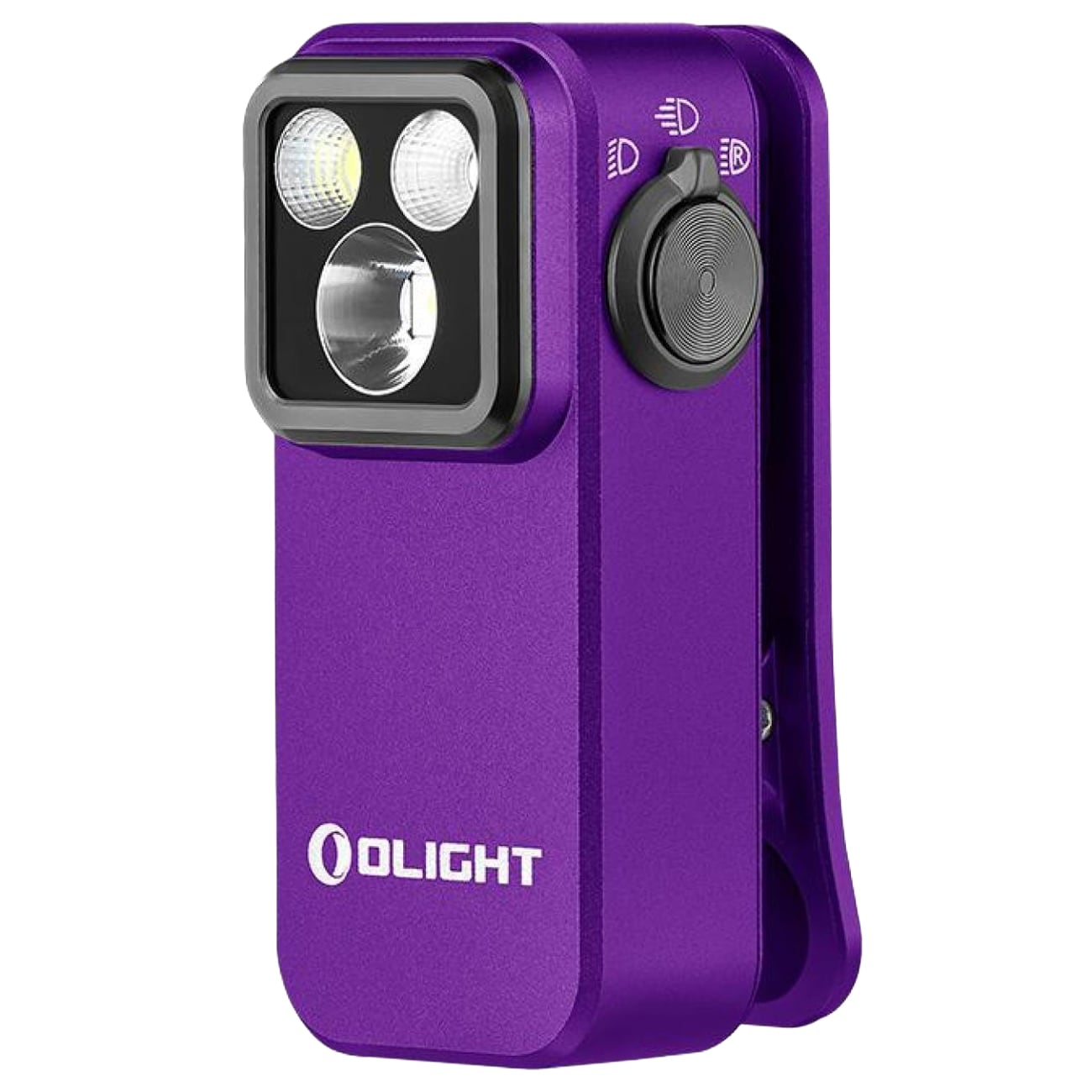 Lampe de poche rechargeable Oclip Pro - 500 lumens Olight - Purple