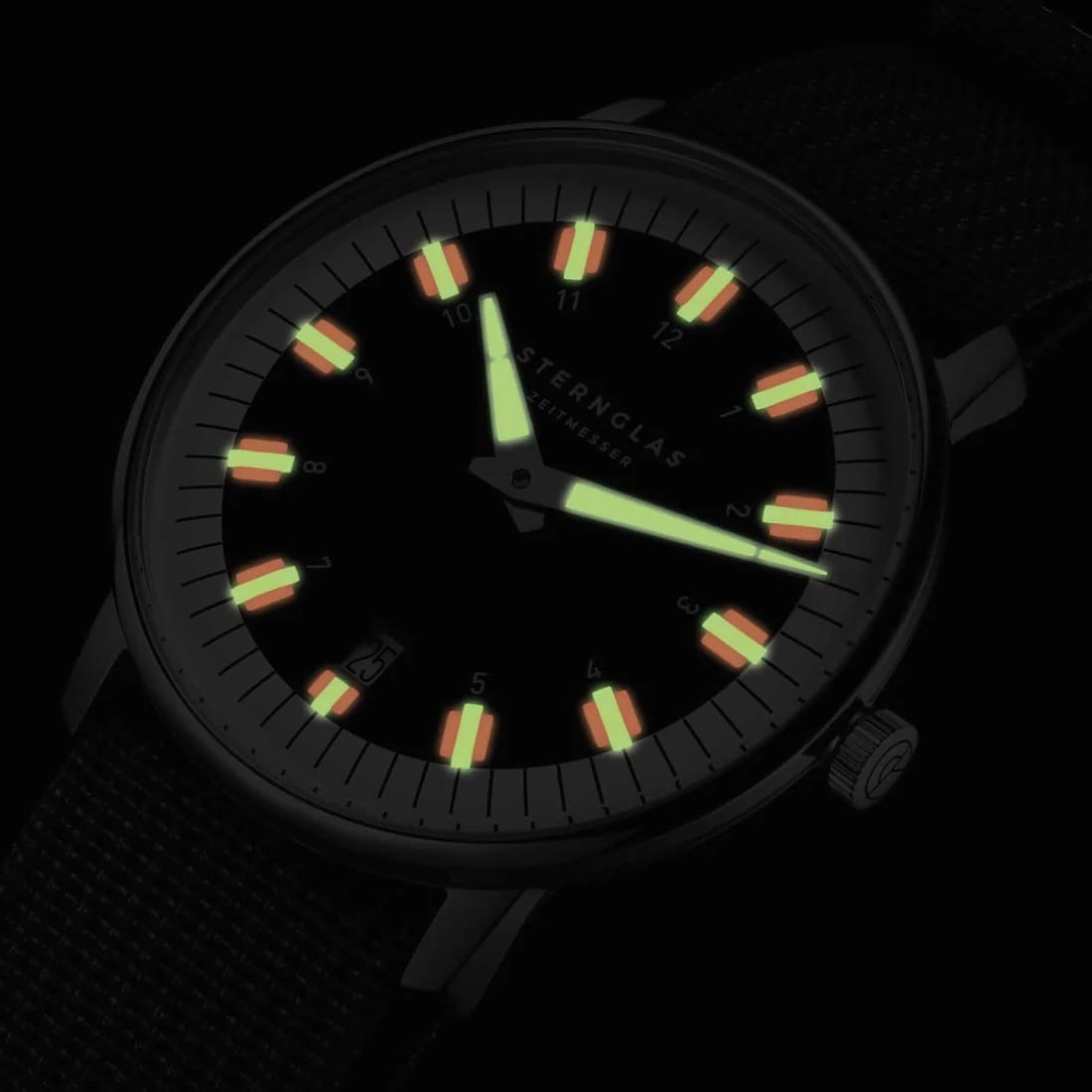 Montre Egor Quartz Sternglas - Black/Silver