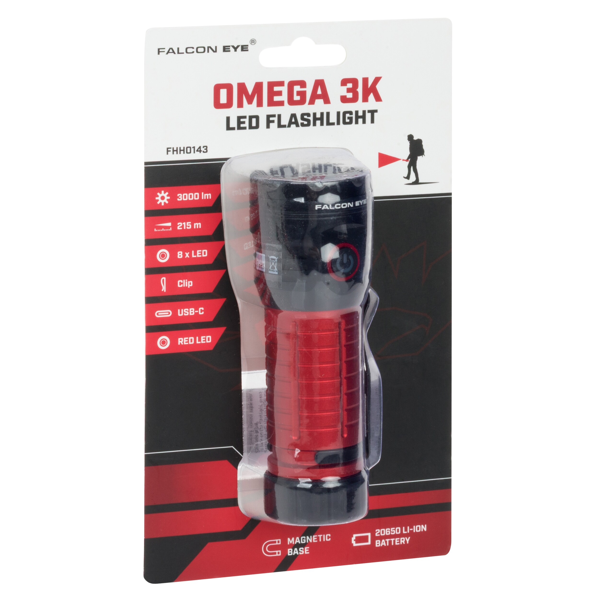 Lampe torche Falcon Eye Omega 3K Mactronic 3000 lumens