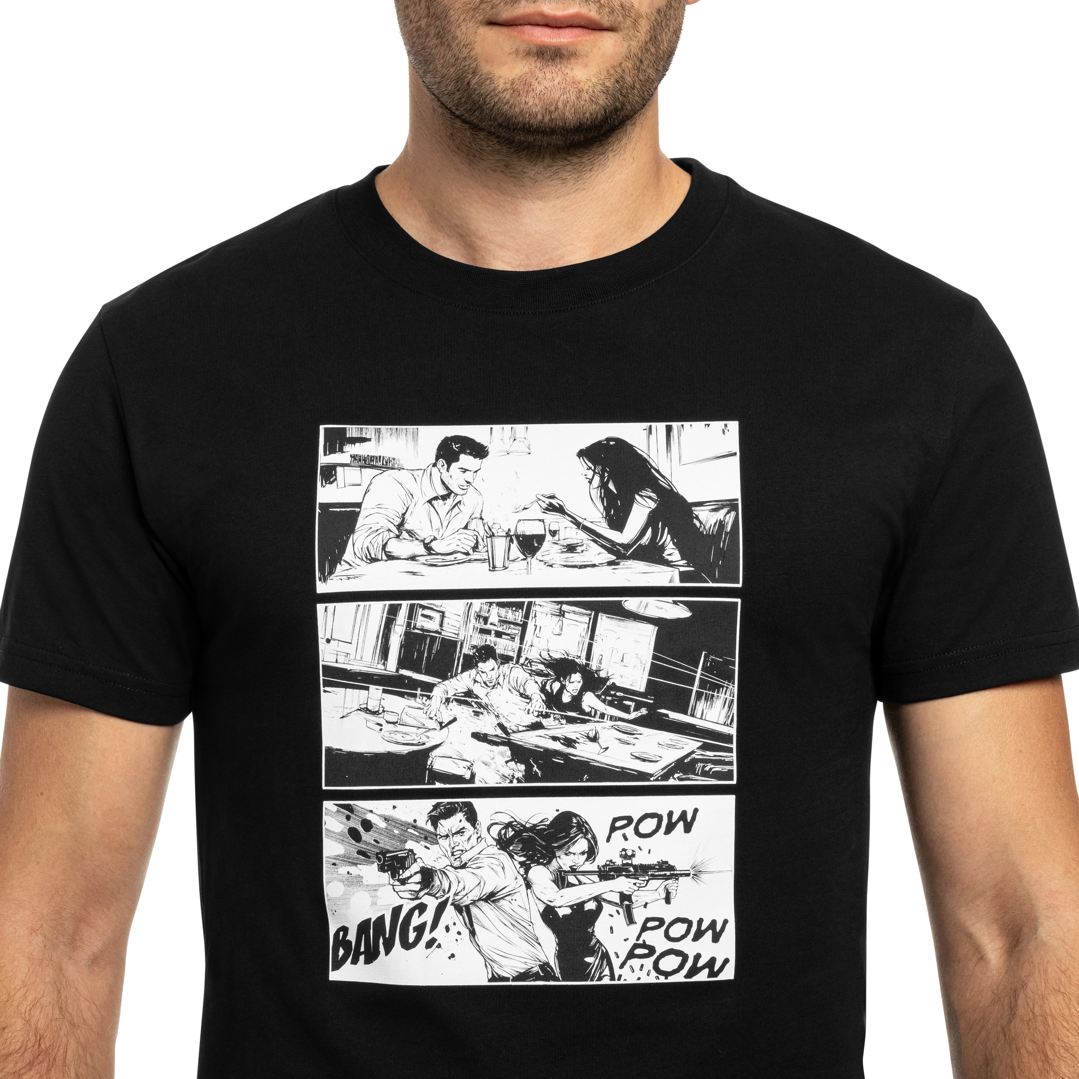 T-Shirt Combat Date Helikon-Tex - Black