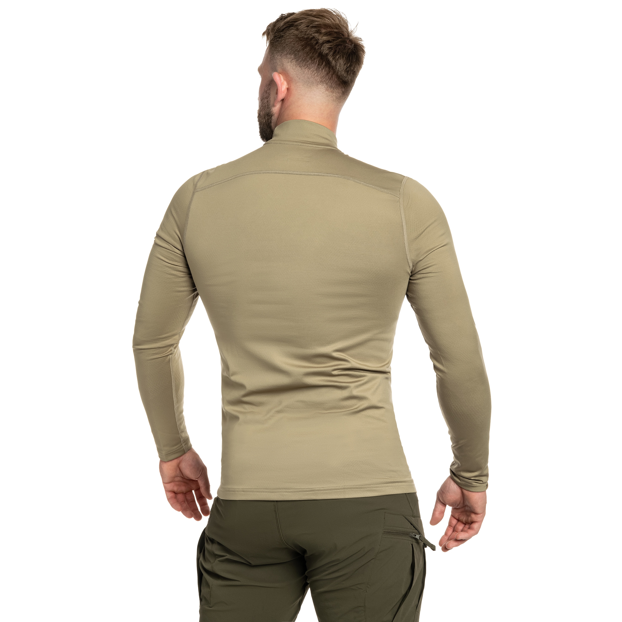 T-shirt thermique Tactical ColdGear Infrared Base Mock Under Armour - Coyote