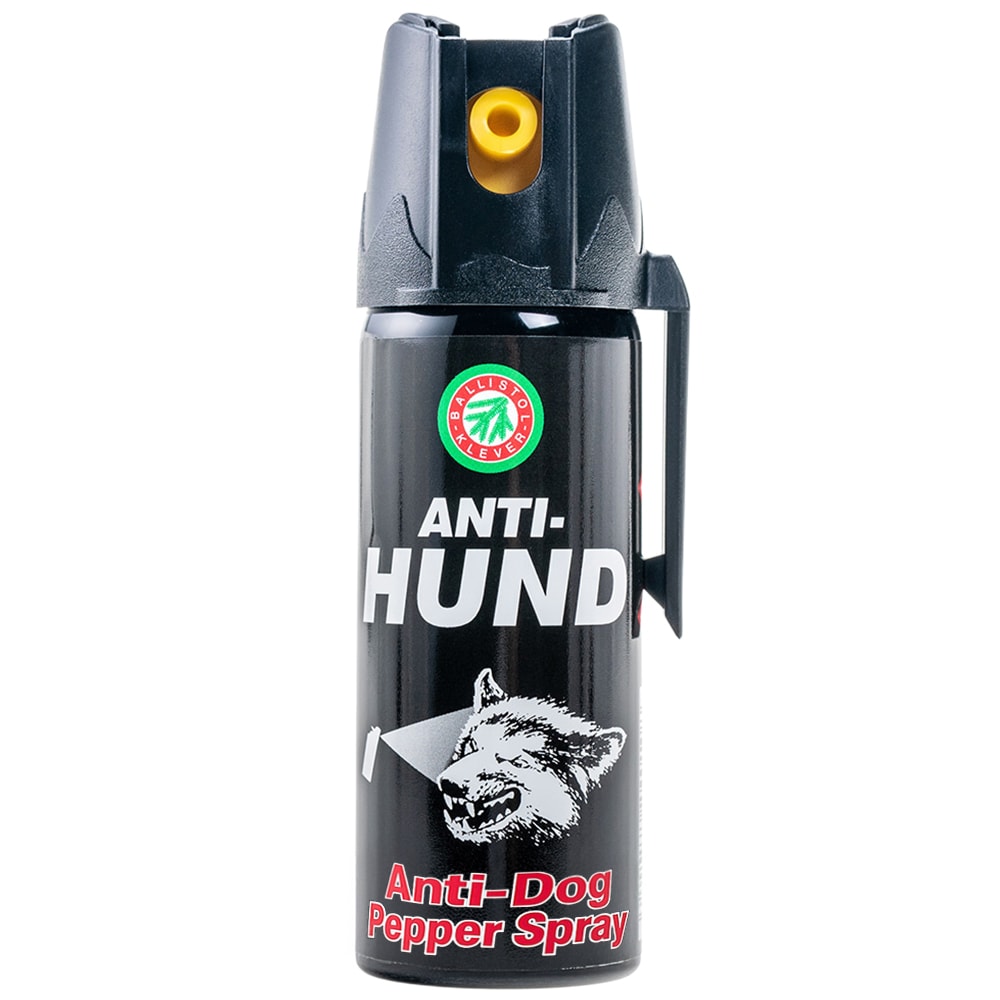 Spray au poivre contre chiens et loups Klever Anti Hund 50 ml - cône