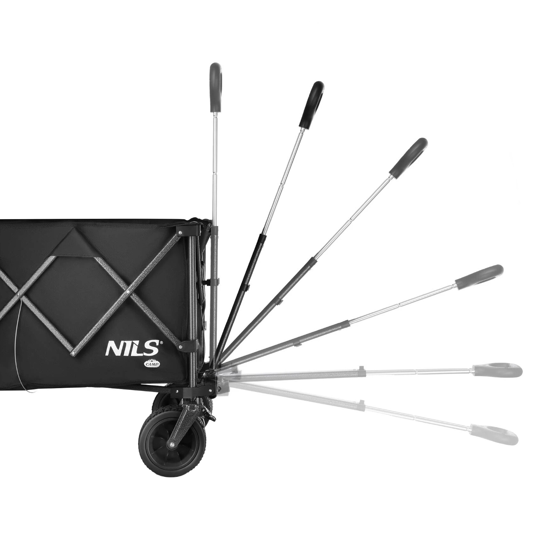 Chariot de transport XXL NC2604 180 L Nils Camp - Noir