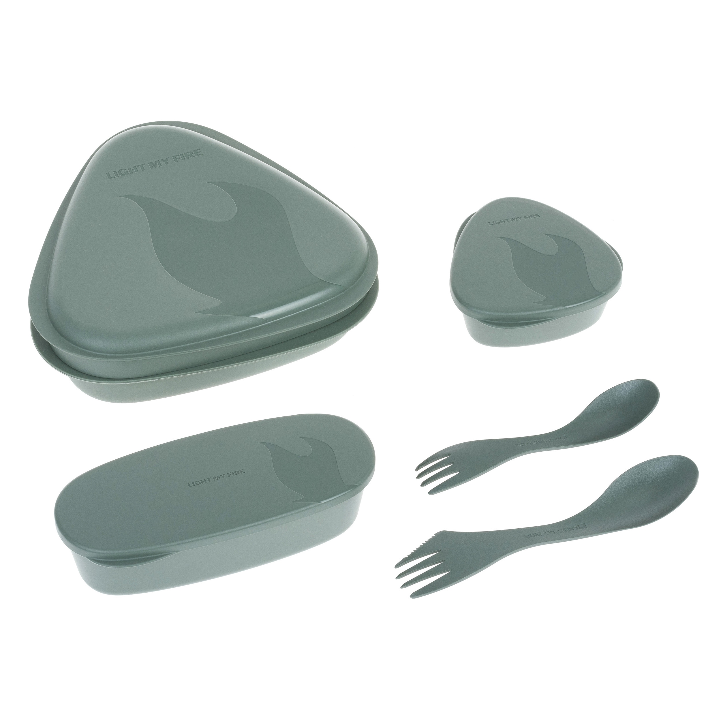 Set de vaisselle LunchKit 2.0 Light My Fire - Sage Green