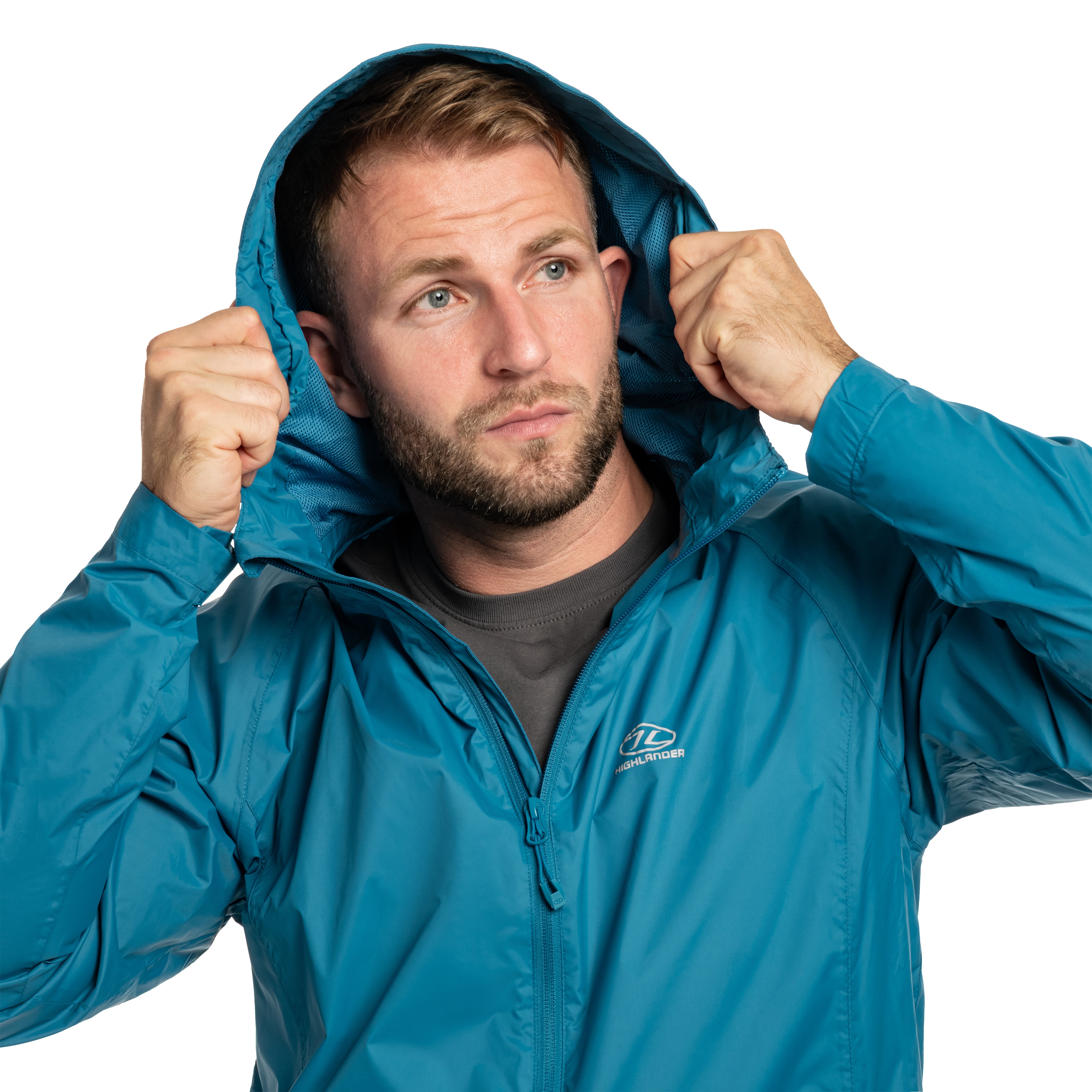 Veste Stow & Go Pack Away V2 Highlander Outdoor - Petrol Blue