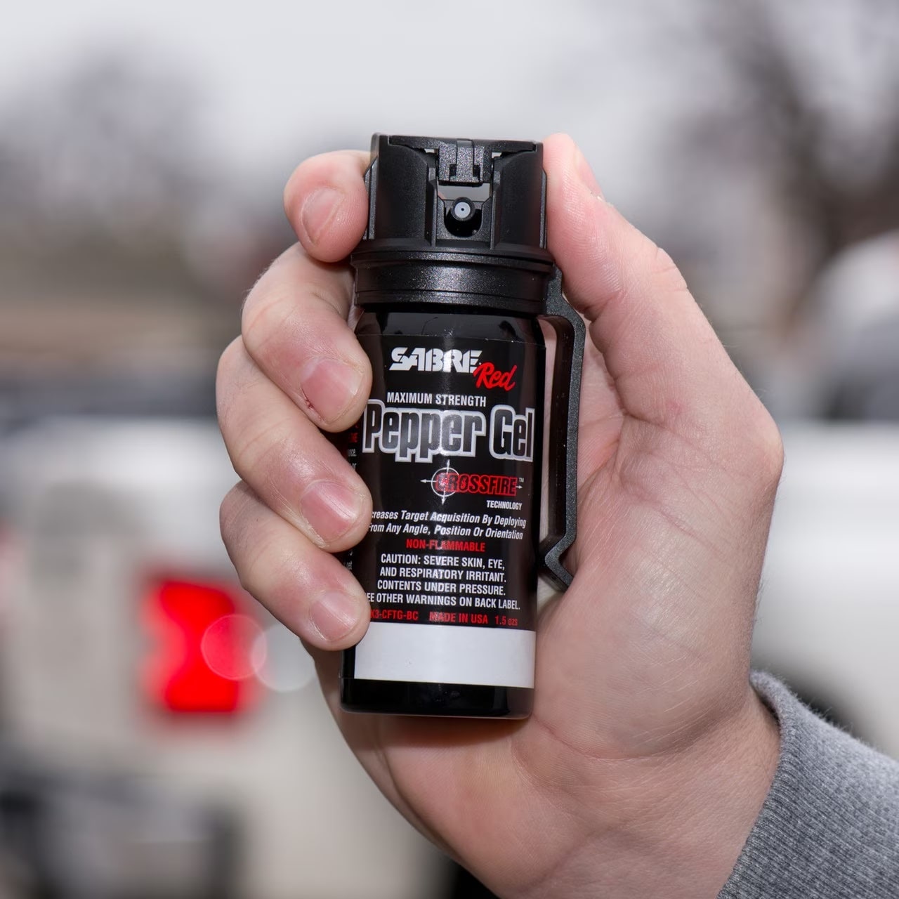 Spray au poivre contre les animaux Sabre Red MK3-CFTG-BC Crossfire 44,3 ml - gel