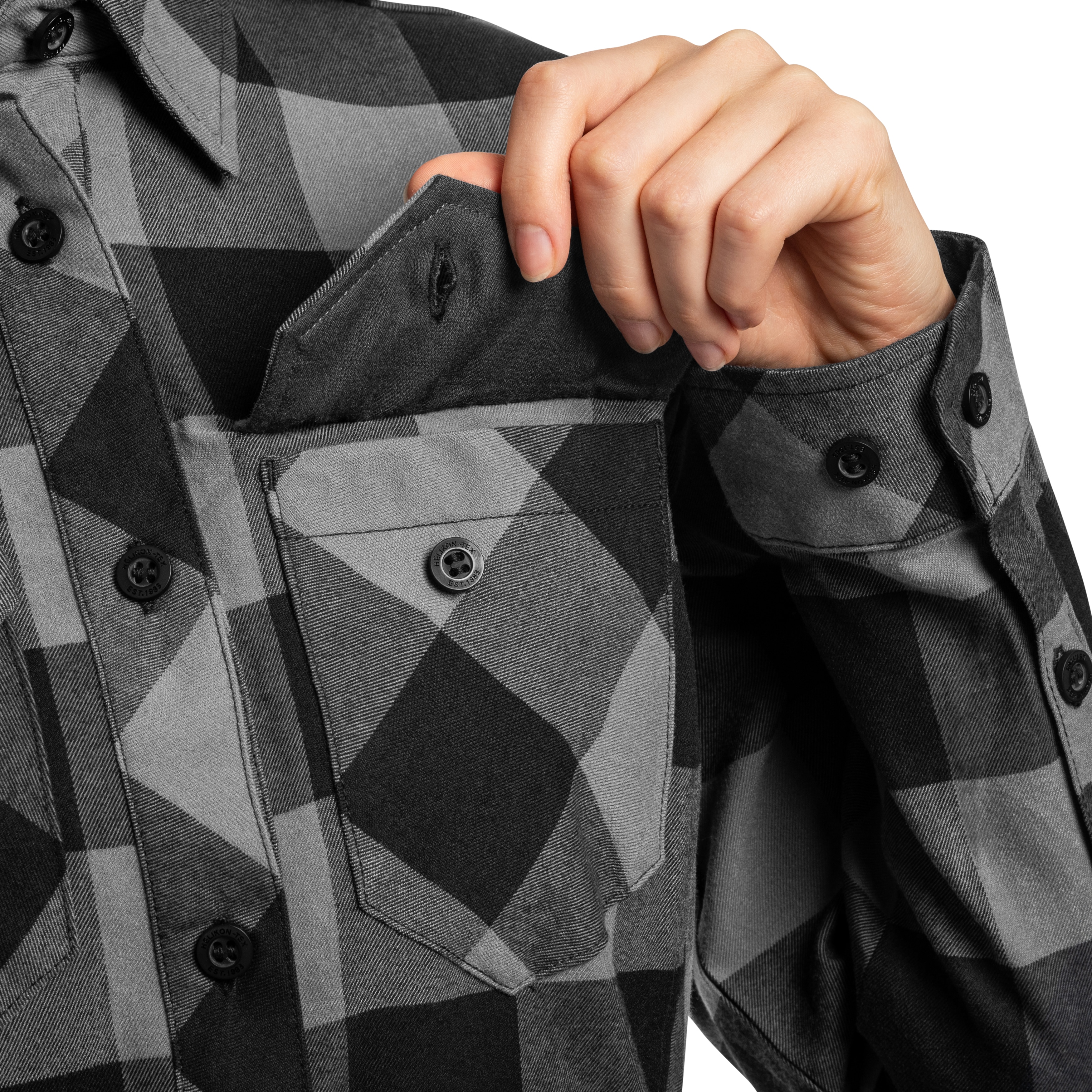 Chemise pour dames Marigold Helikon-Tex - True Grey Checkered