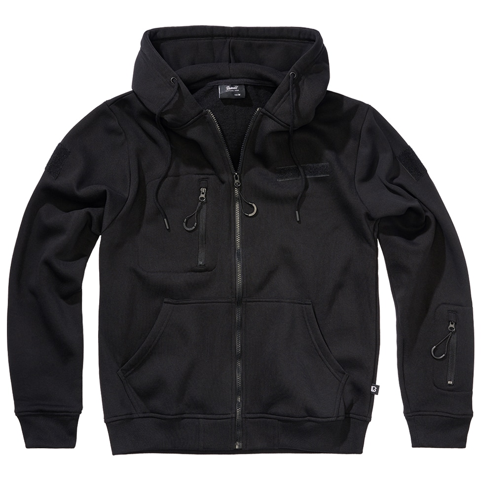 Sweat-shirt Tactical Sweat Jacket Brandit - Black