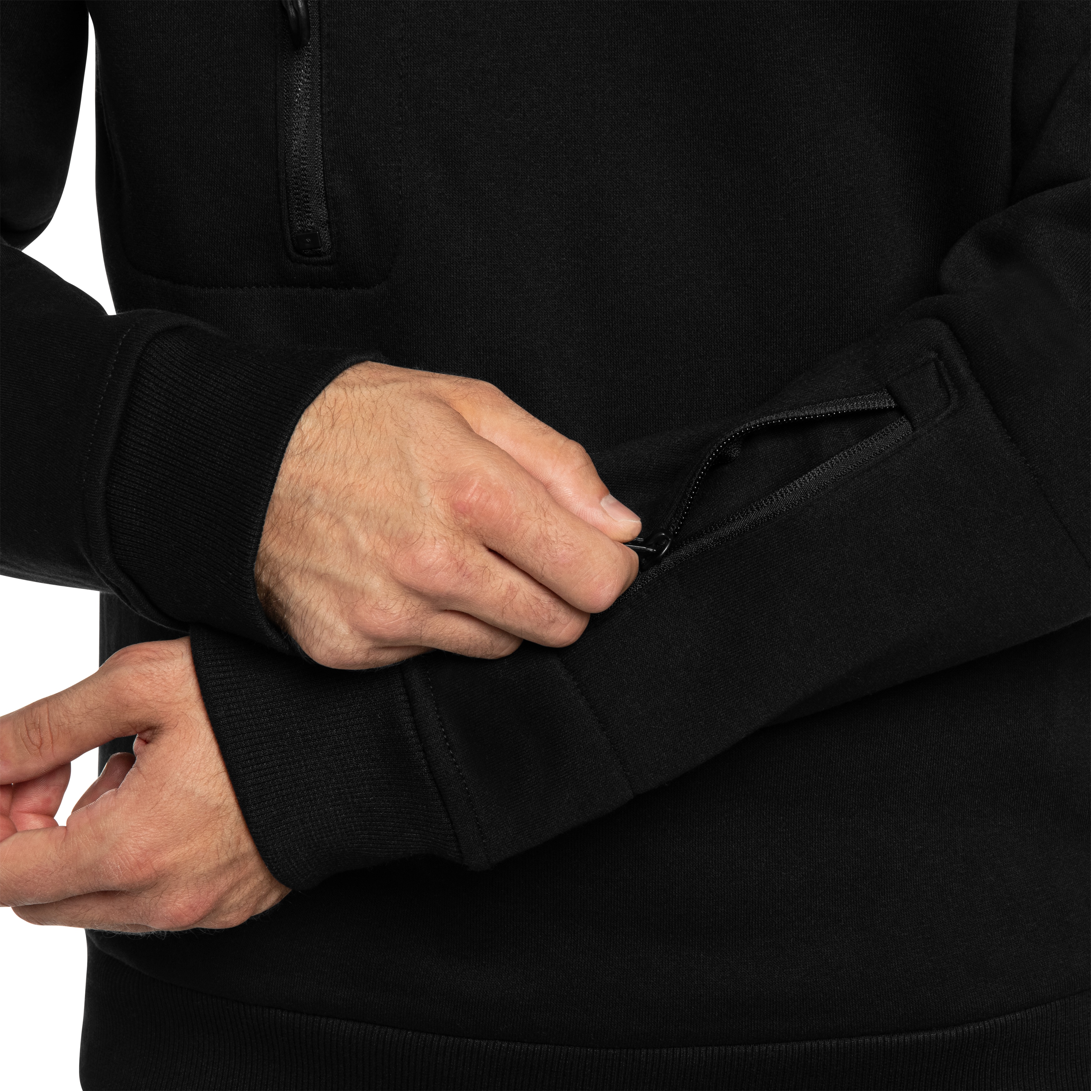 Sweat-shirt Tactical Sweat Troyer Brandit - Black