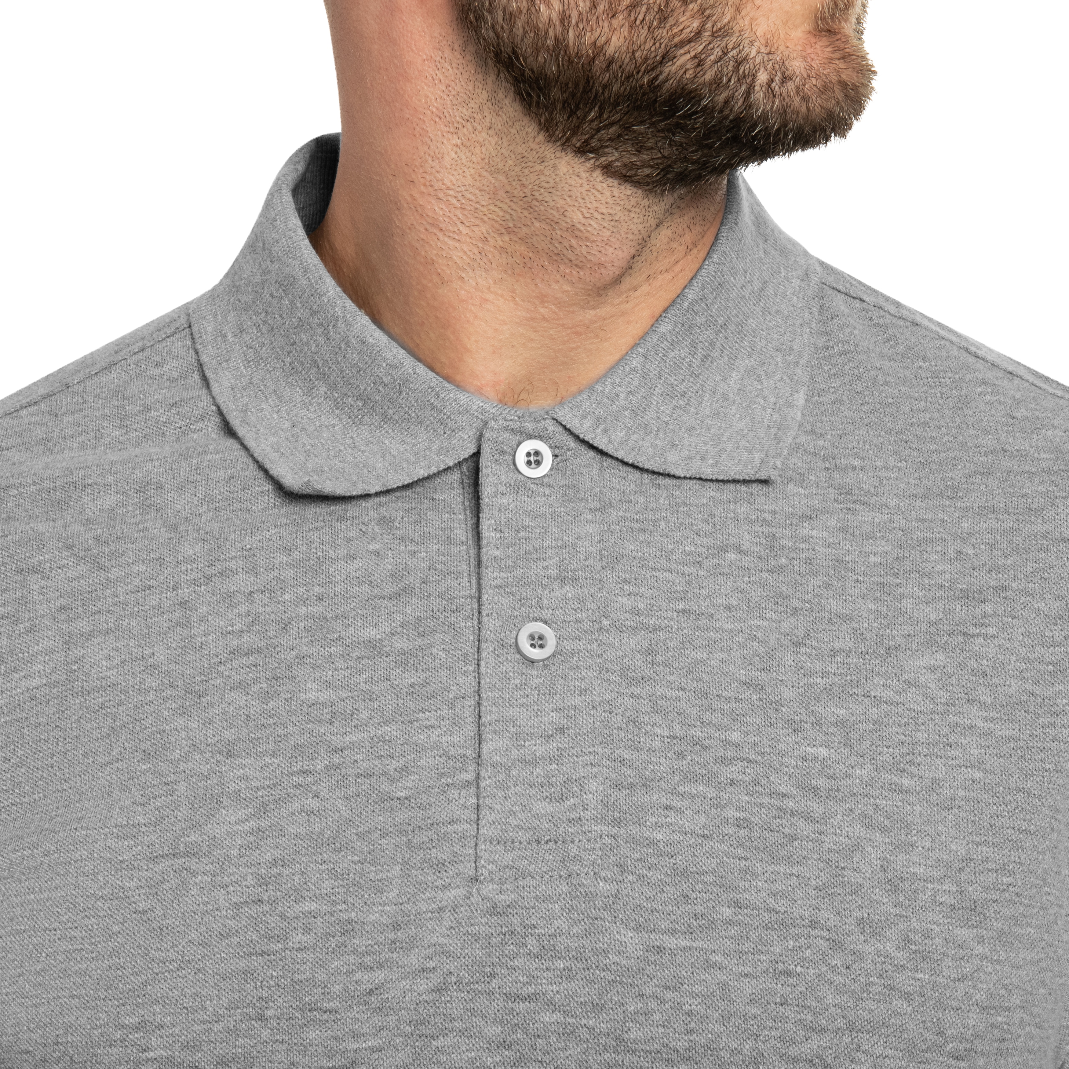 T-shirt militaire JT Polo- Grey Melange