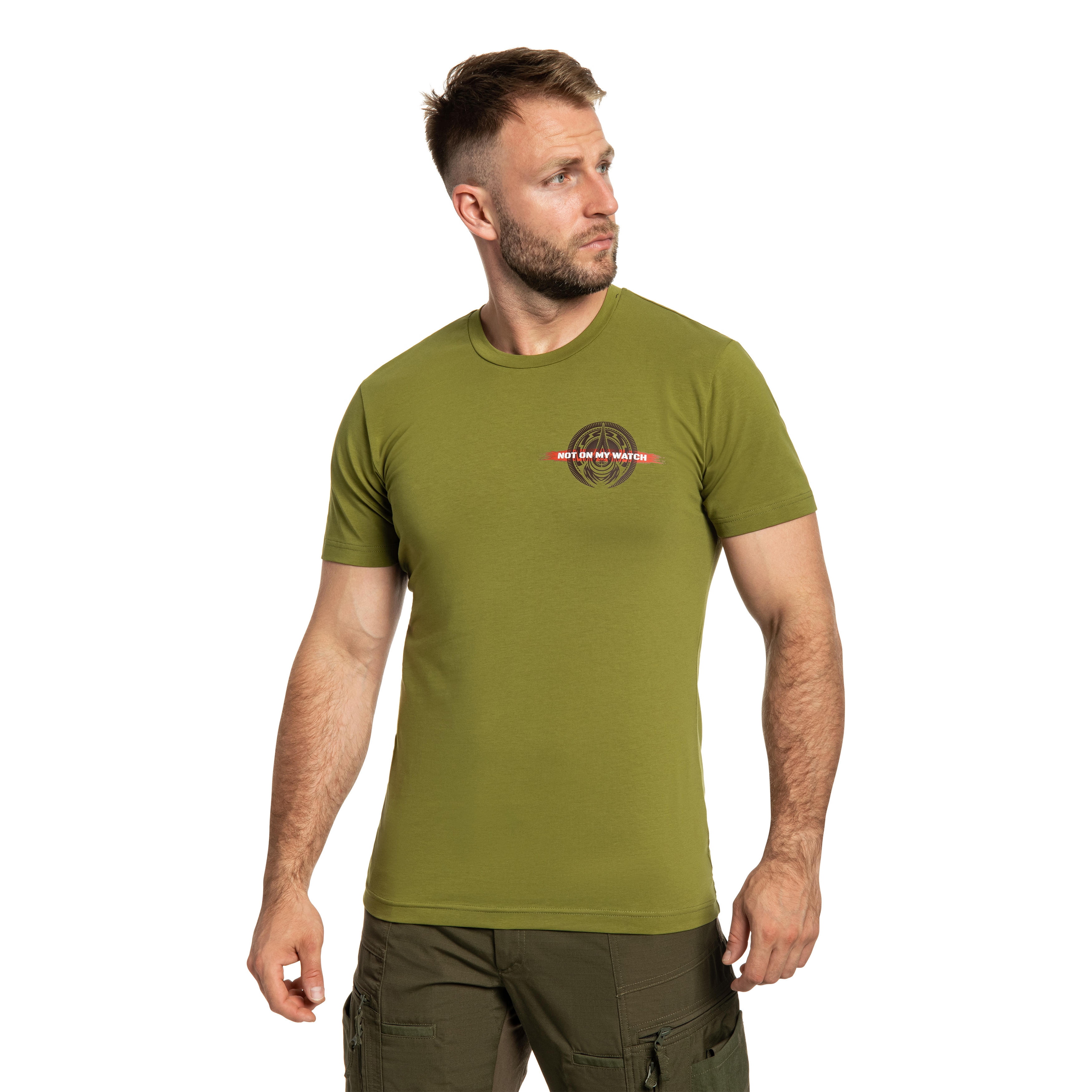 T-shirt Not On My Watch Tee UF PRO - Moss Green