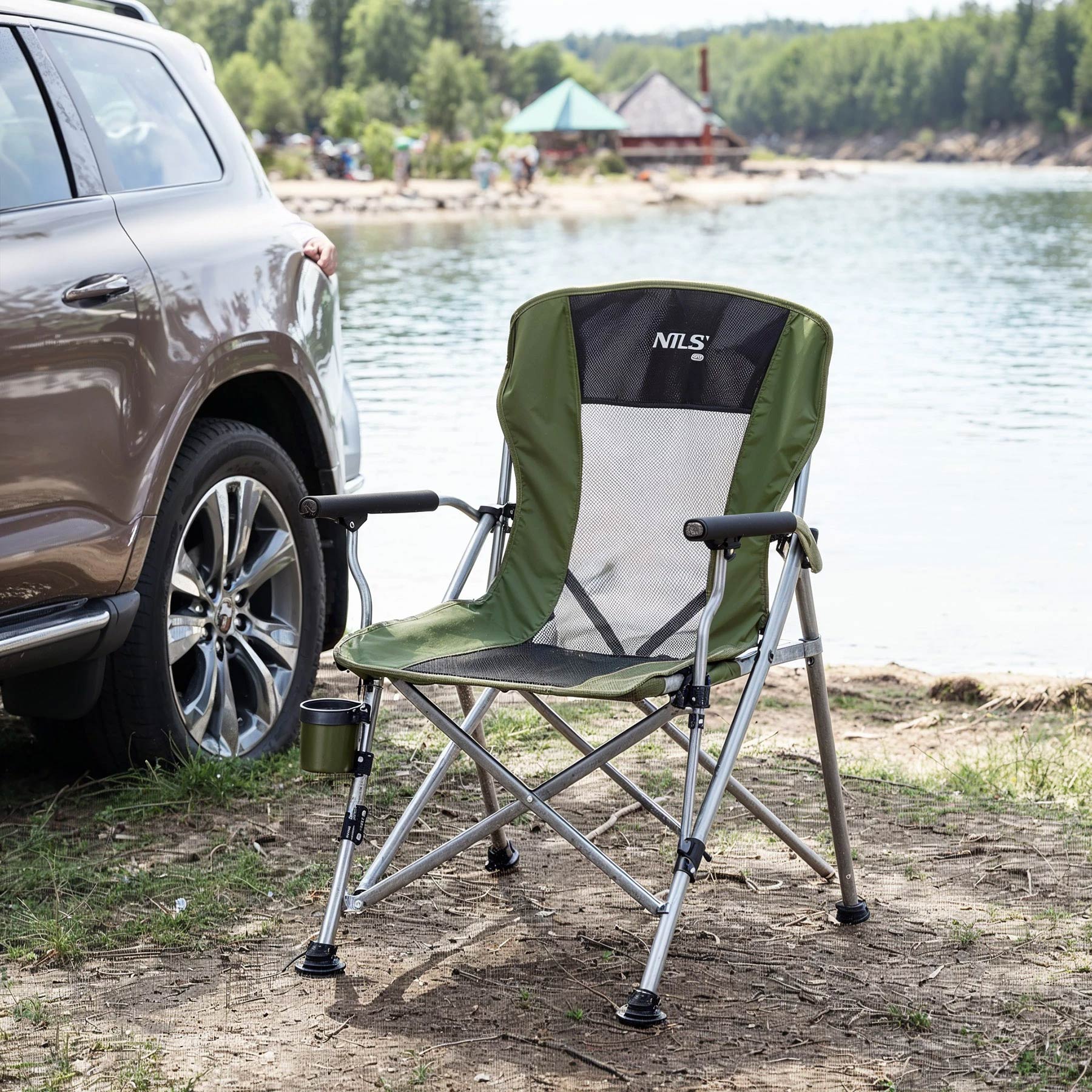 Chaise touristique NC3701 Nils Camp - Vert