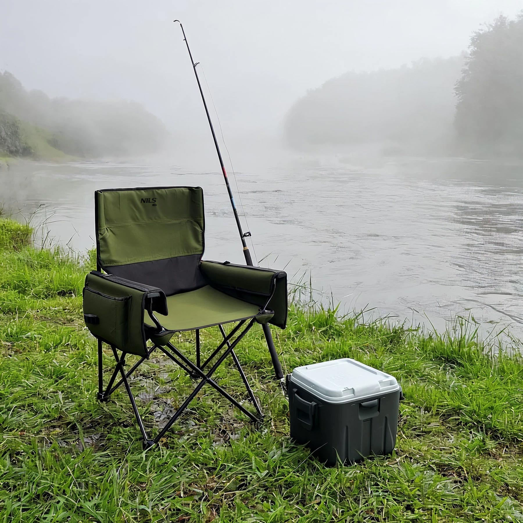 Chaise touristique NC3703 Nils Camp - Vert