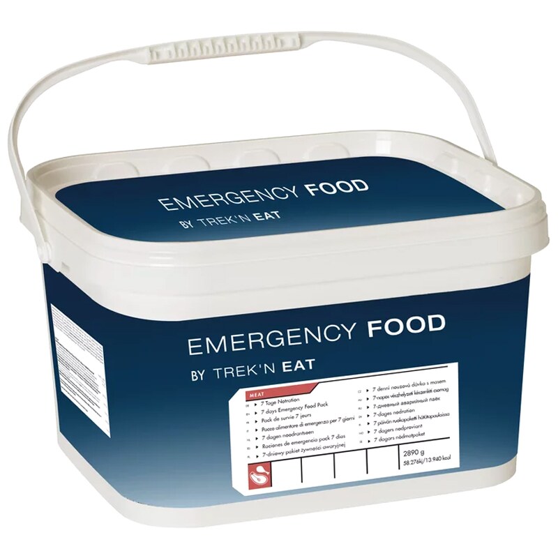 Aliments lyophilisés Trek'n Eat Paquet alimentaire de 7 jours