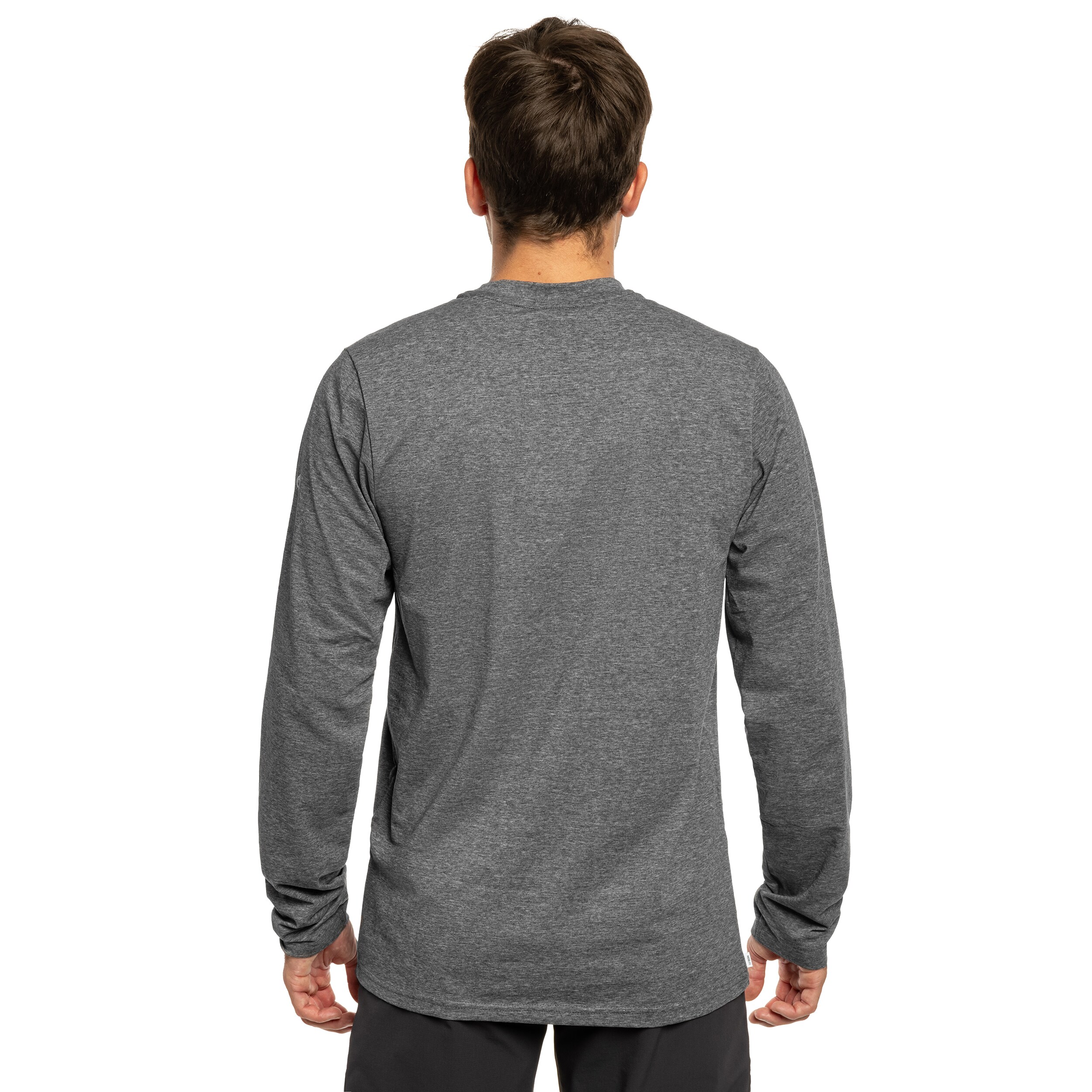 T-shirt Long Sleeve NosiLife Abel Craghoppers - Black Pepper Marl