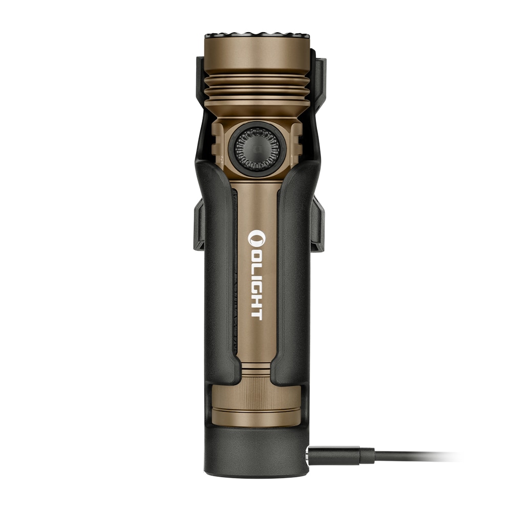 Lampe de poche tactique et de recherche Seeker 4 Pro Cool White Desert Tan  - 4600 lumens Olight