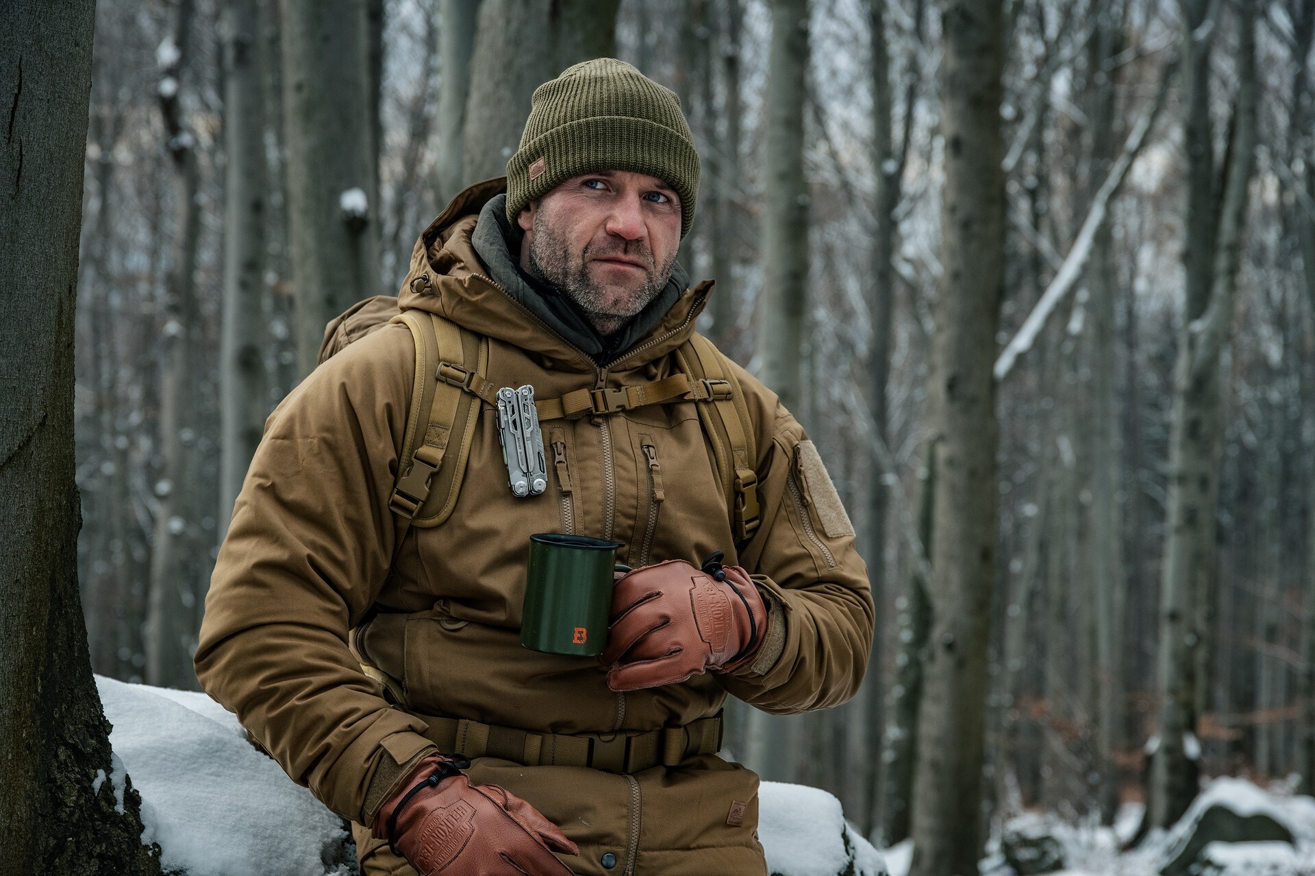 Mug thermique Steel Boy 400 ml Badger Outdoor - Olive