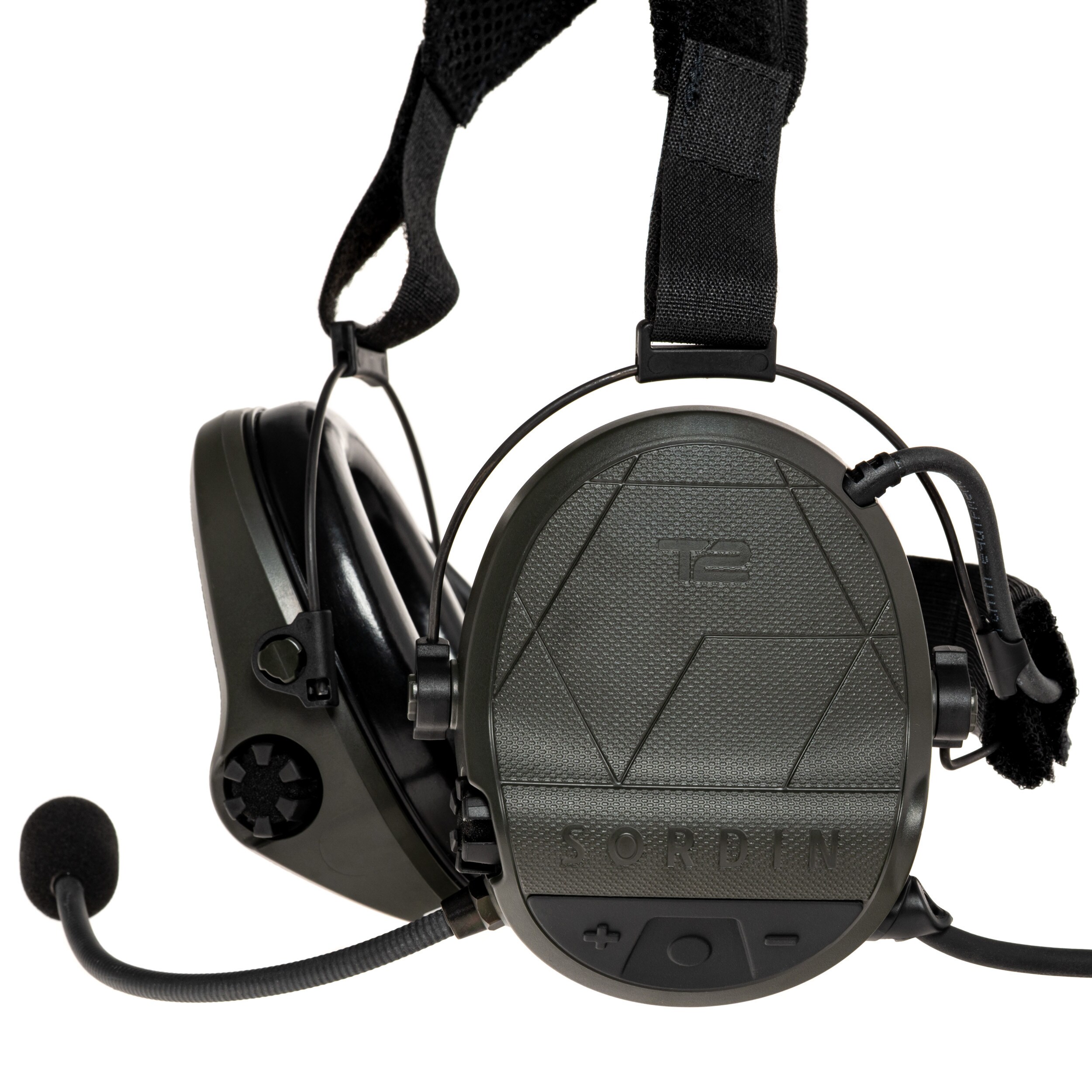 Protections auditives actives Supreme T2 CC Neckband Sordin - Green