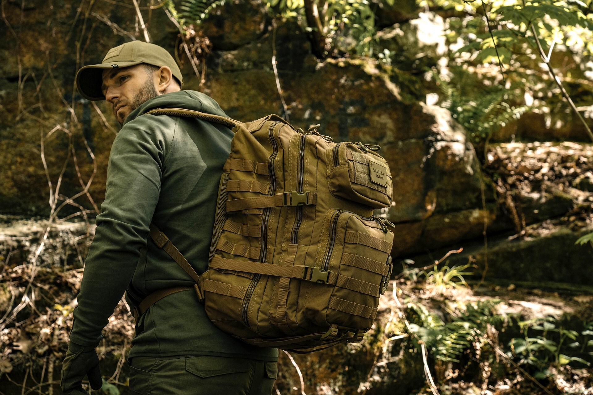 Sac à dos Brytzky Tactical Polygon Large 36 L - Coyote