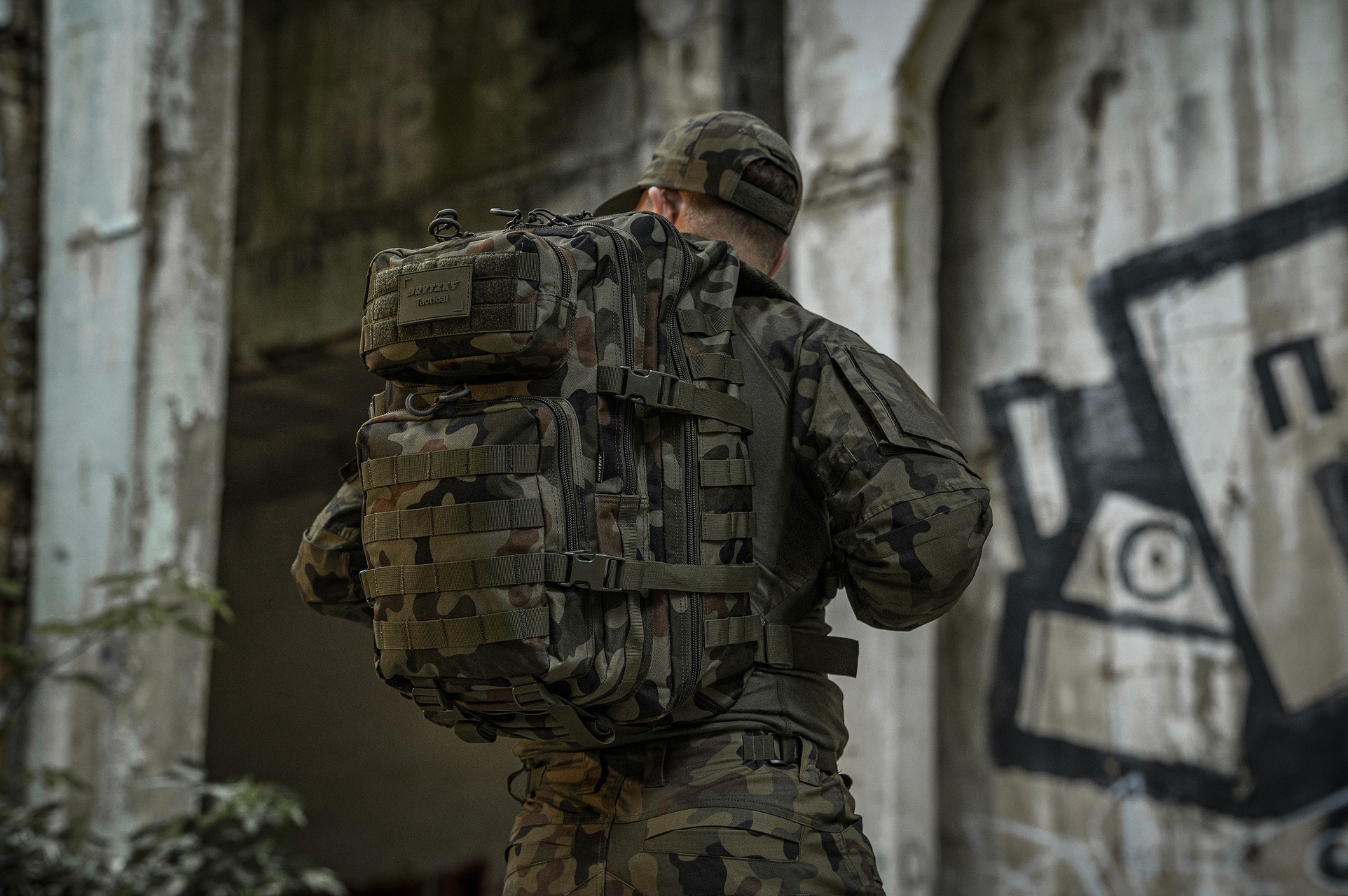 Sac à dos Polygon Large 36 L Brytzky Tactical - wz.93 Pantera PL Woodland