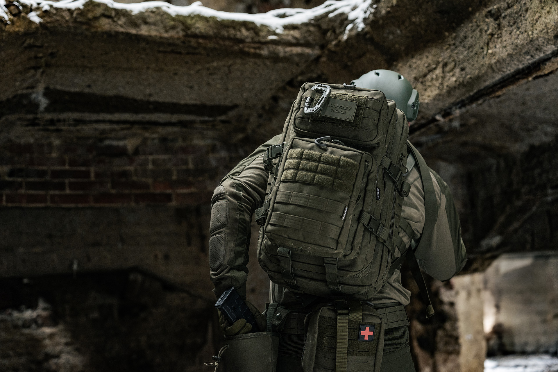Sac à dos Polygon Large Laser Cut 36 L Brytzky Tactical - Olive