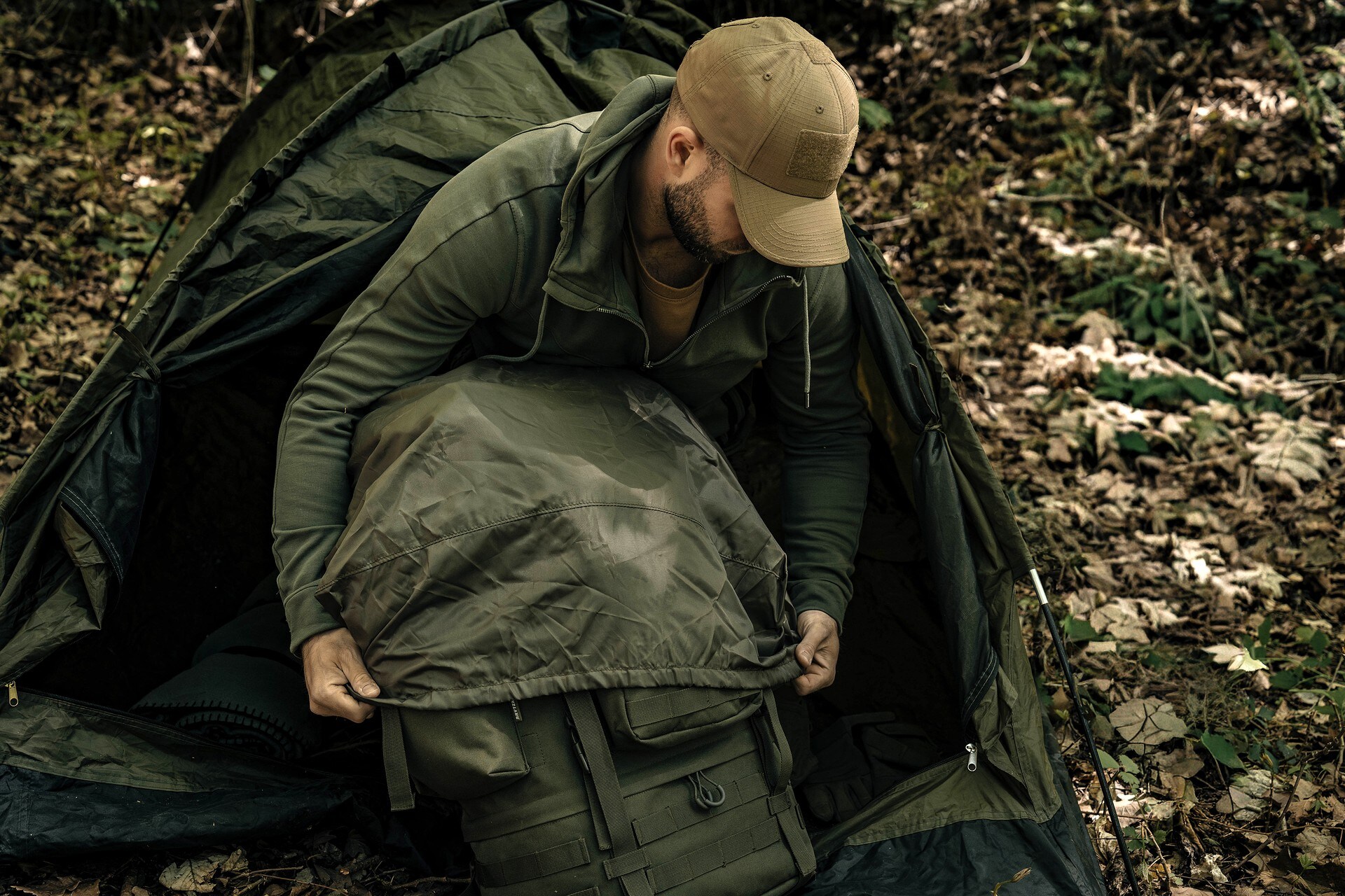 Sac à dos Brytzky Tactical Fortex 65 L - Olive