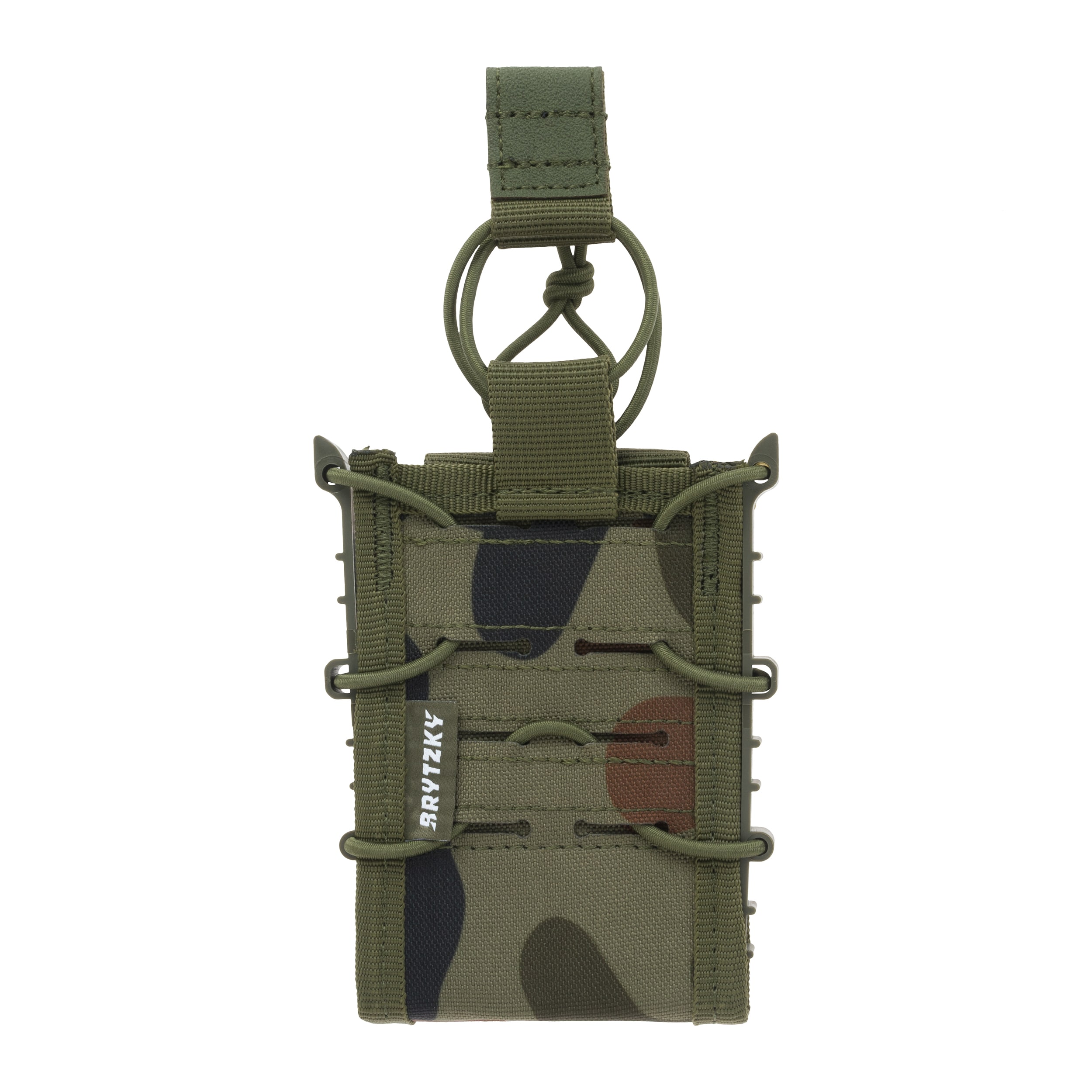 Pochette chargeur Dutyslot pour un grand chargeur Brytzky Tactical - wz.93 Pantera PL Woodland