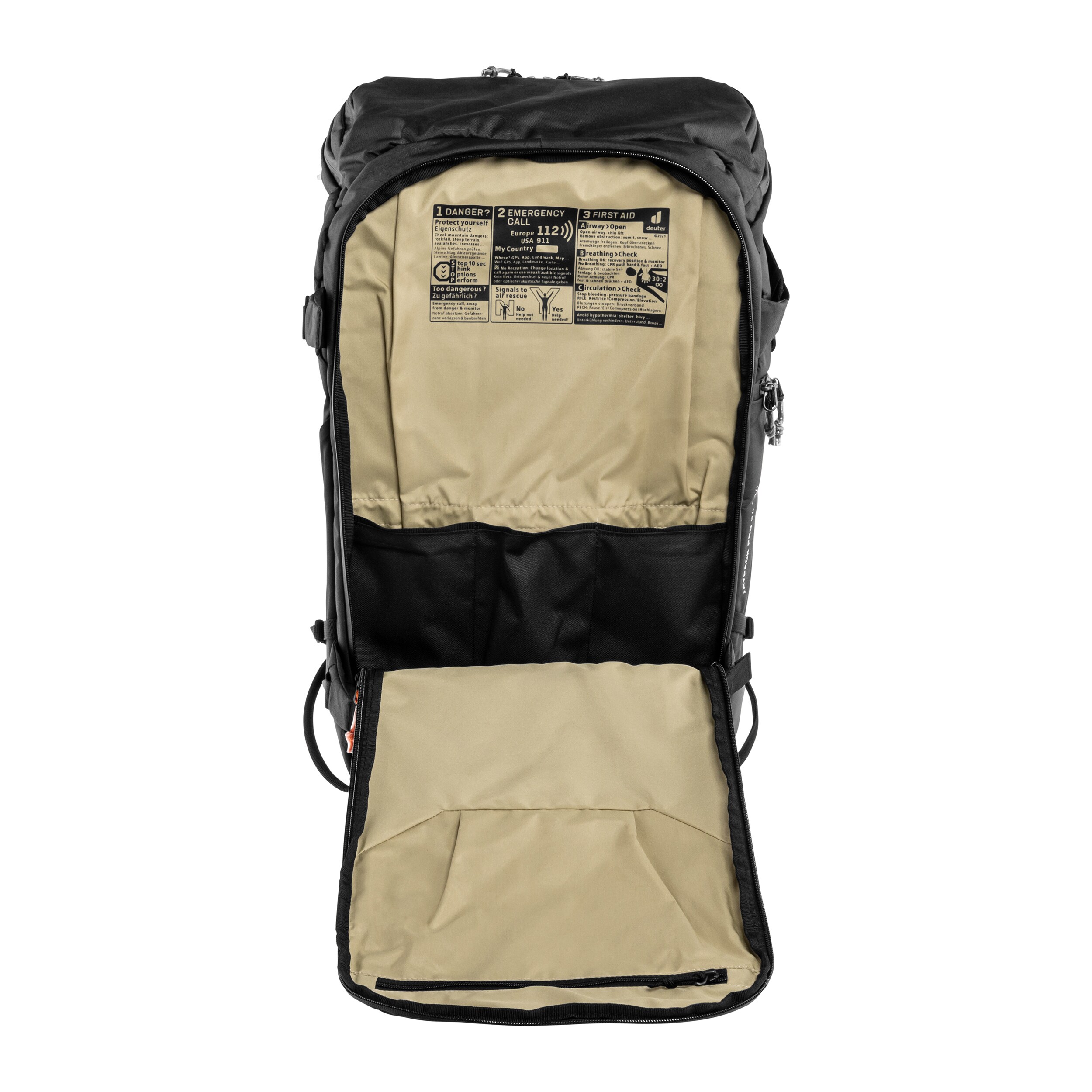 Sac à dos Jaypack Pro 34 + 14 Deuter - Black