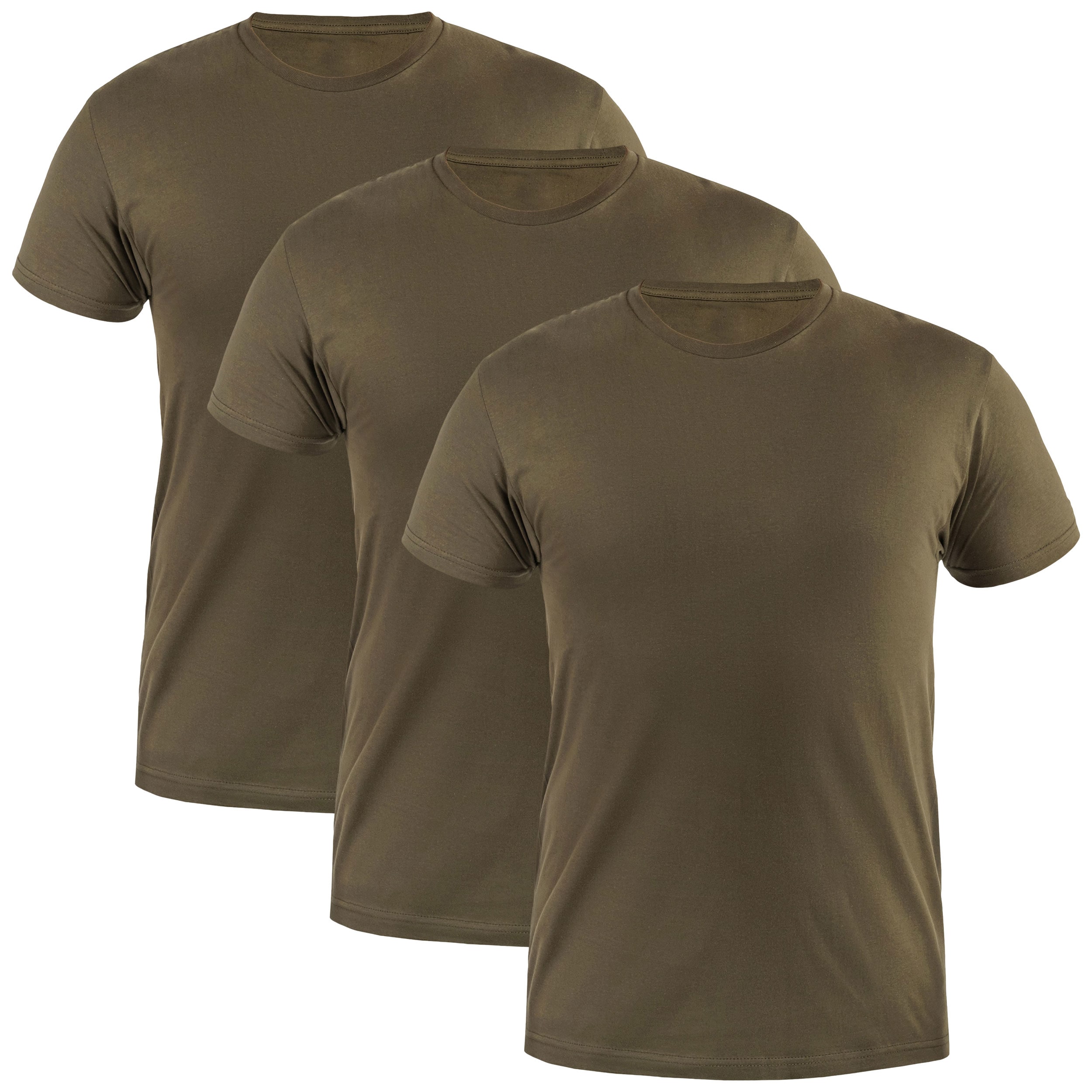 T-shirt militaire Khaki - 3 pcs.
