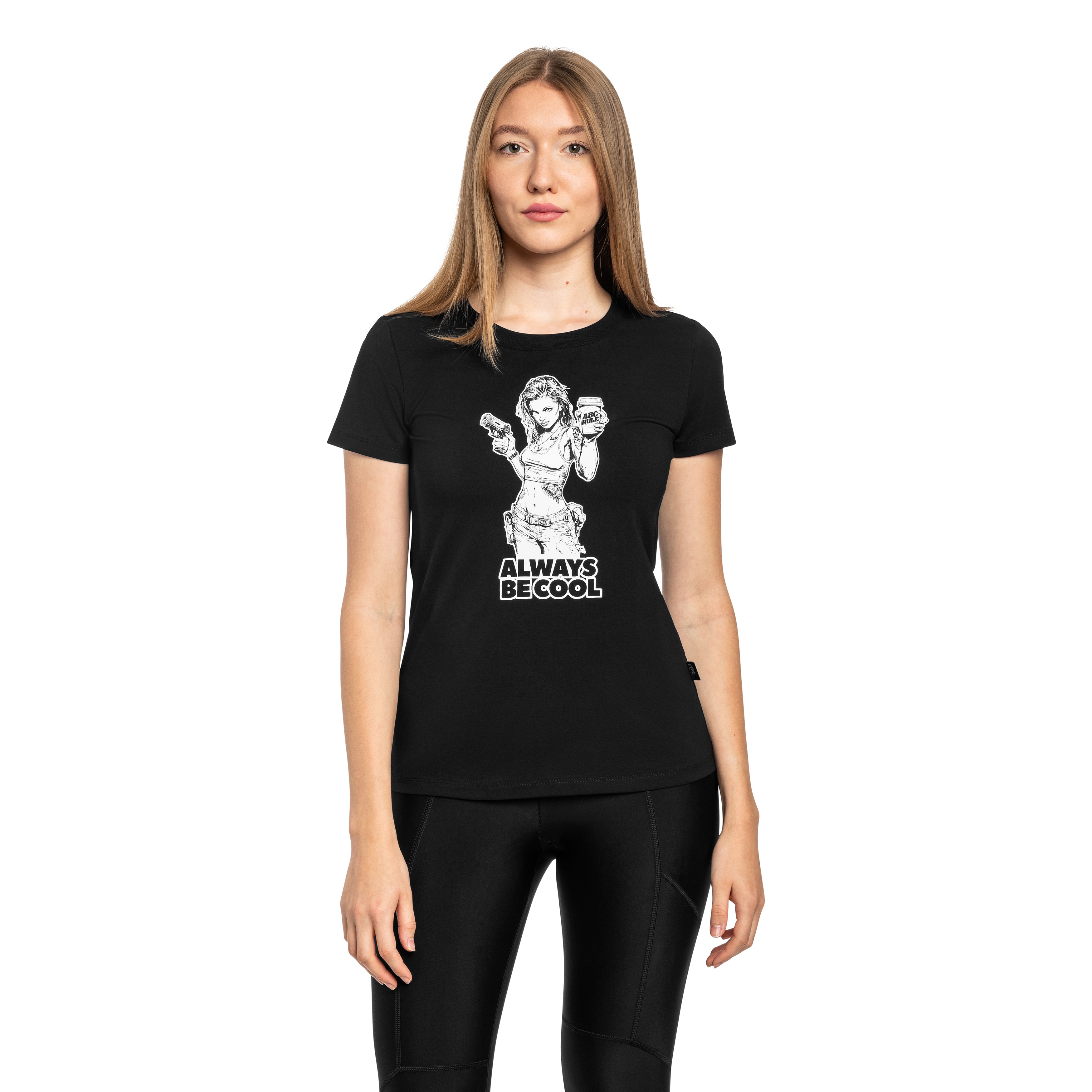 T-shirt pour femmes ABC Always Be Cool Helikon-Tex - Black