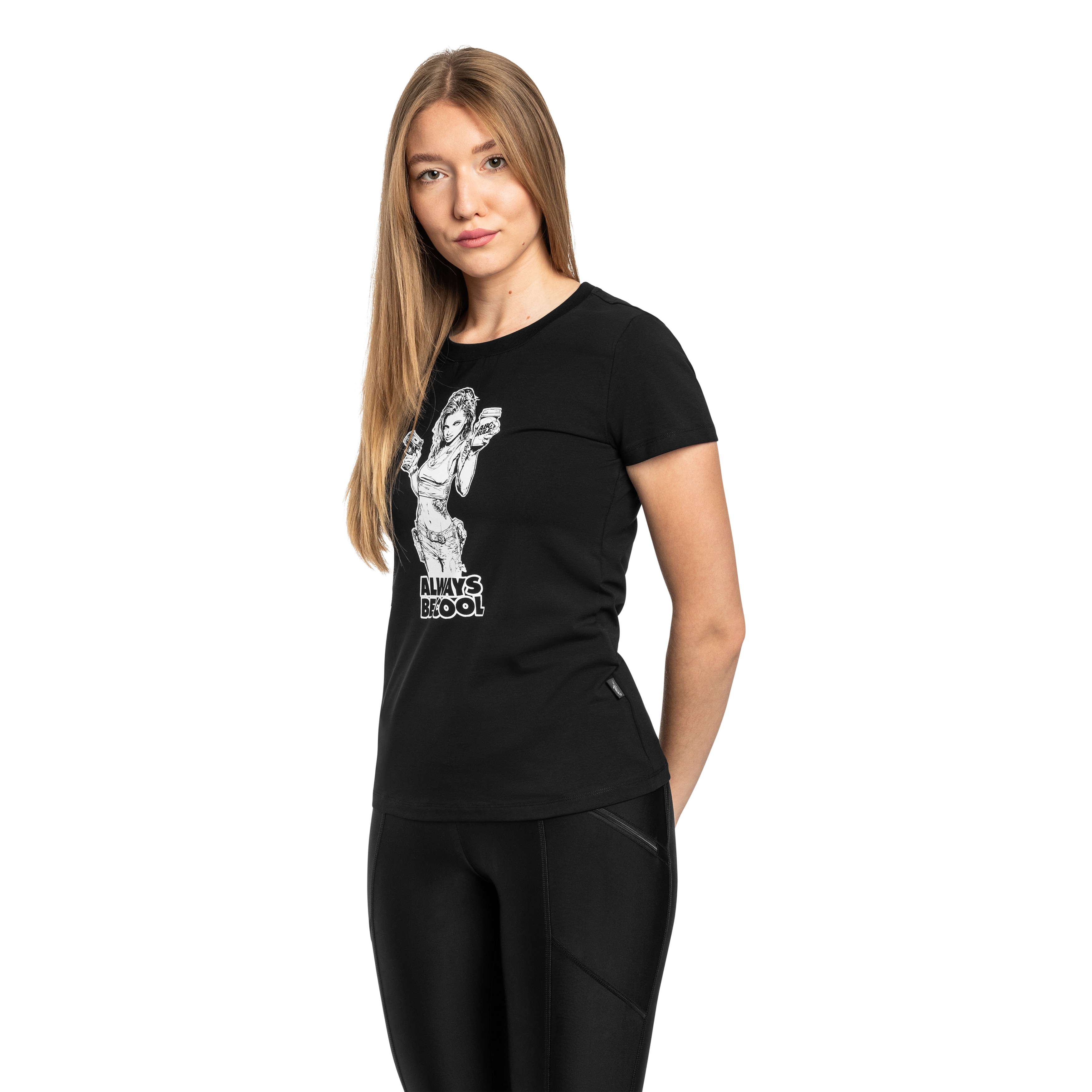 T-shirt pour femmes ABC Always Be Cool Helikon-Tex - Black