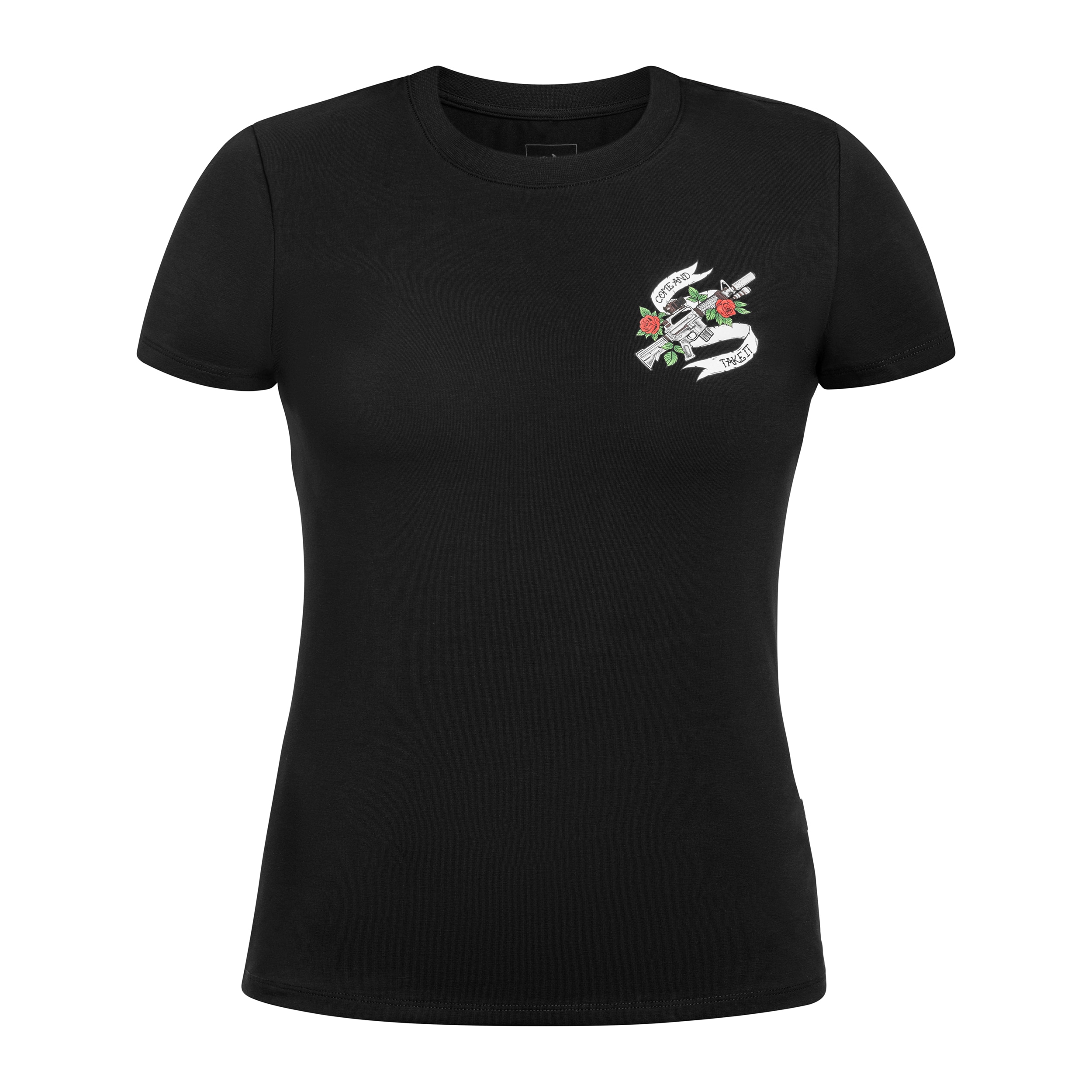 T-shirt femme Come And Take It Slim Helikon - Black