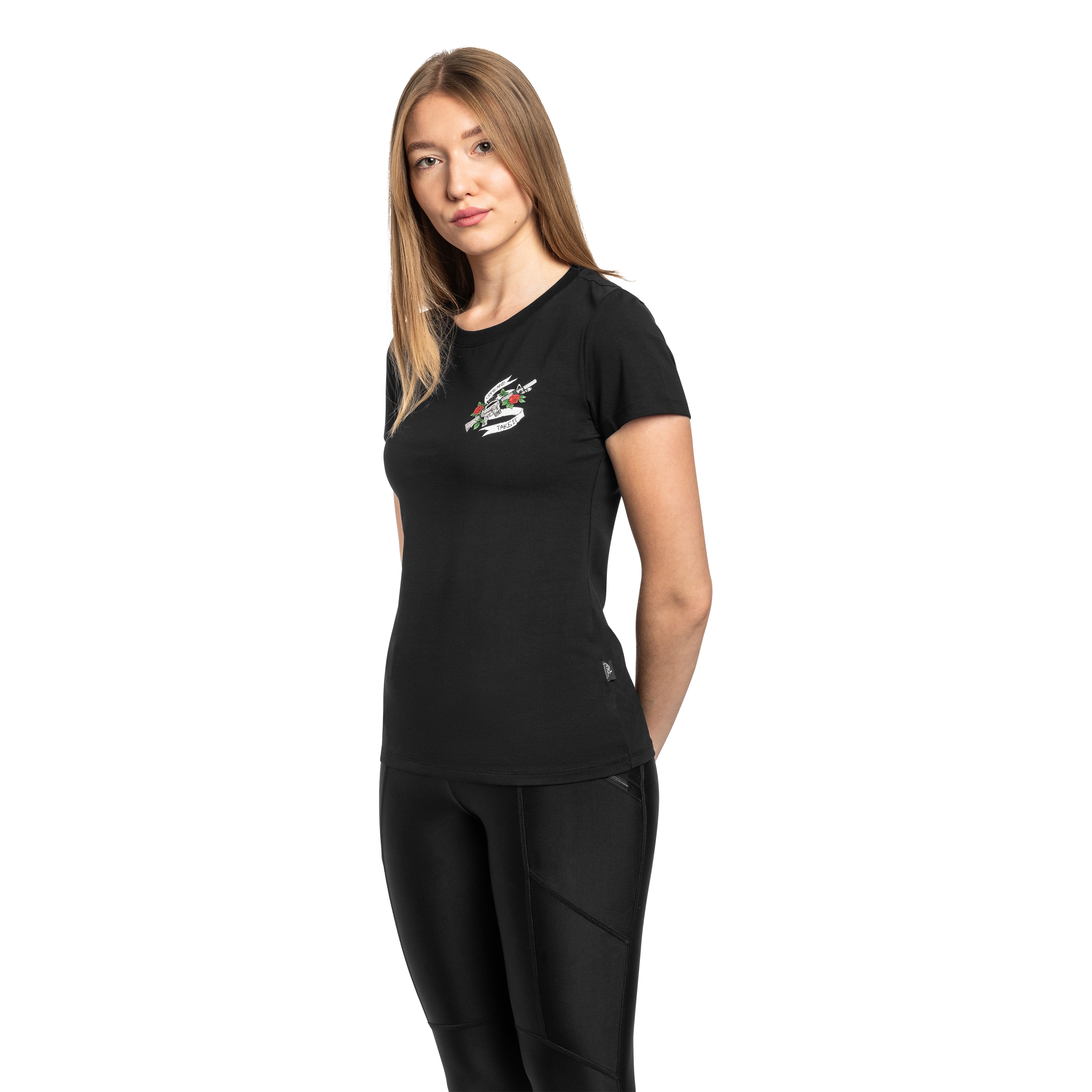 T-shirt femme Come And Take It Slim Helikon-Tex - Black