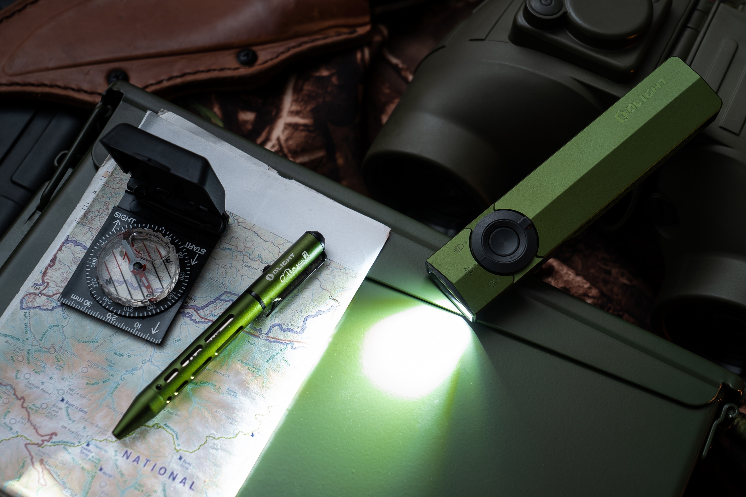 Lampe de poche ArkPro Class 1  - 1500 lumens Olight - Cool White OD Green