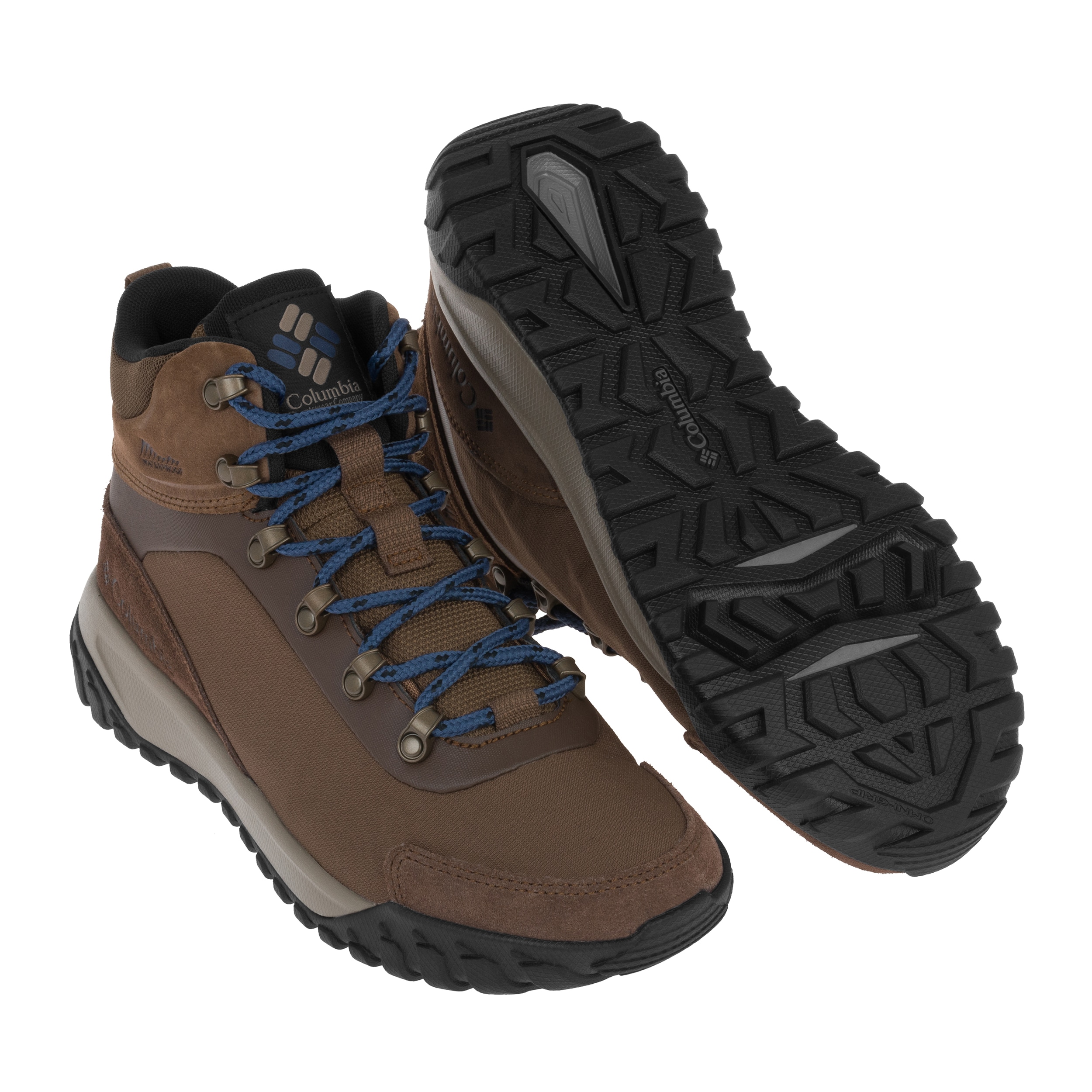 Chaussures Burnsider Waterproof Columbia - Dark Brown/Dark Mountain