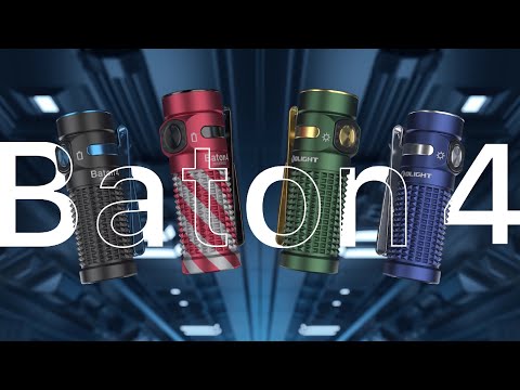 Lampe de poche avec étui de chargement sans fil Baton 4 Premium Edition - 1300 lumens Olight - Nocturnal Sentin