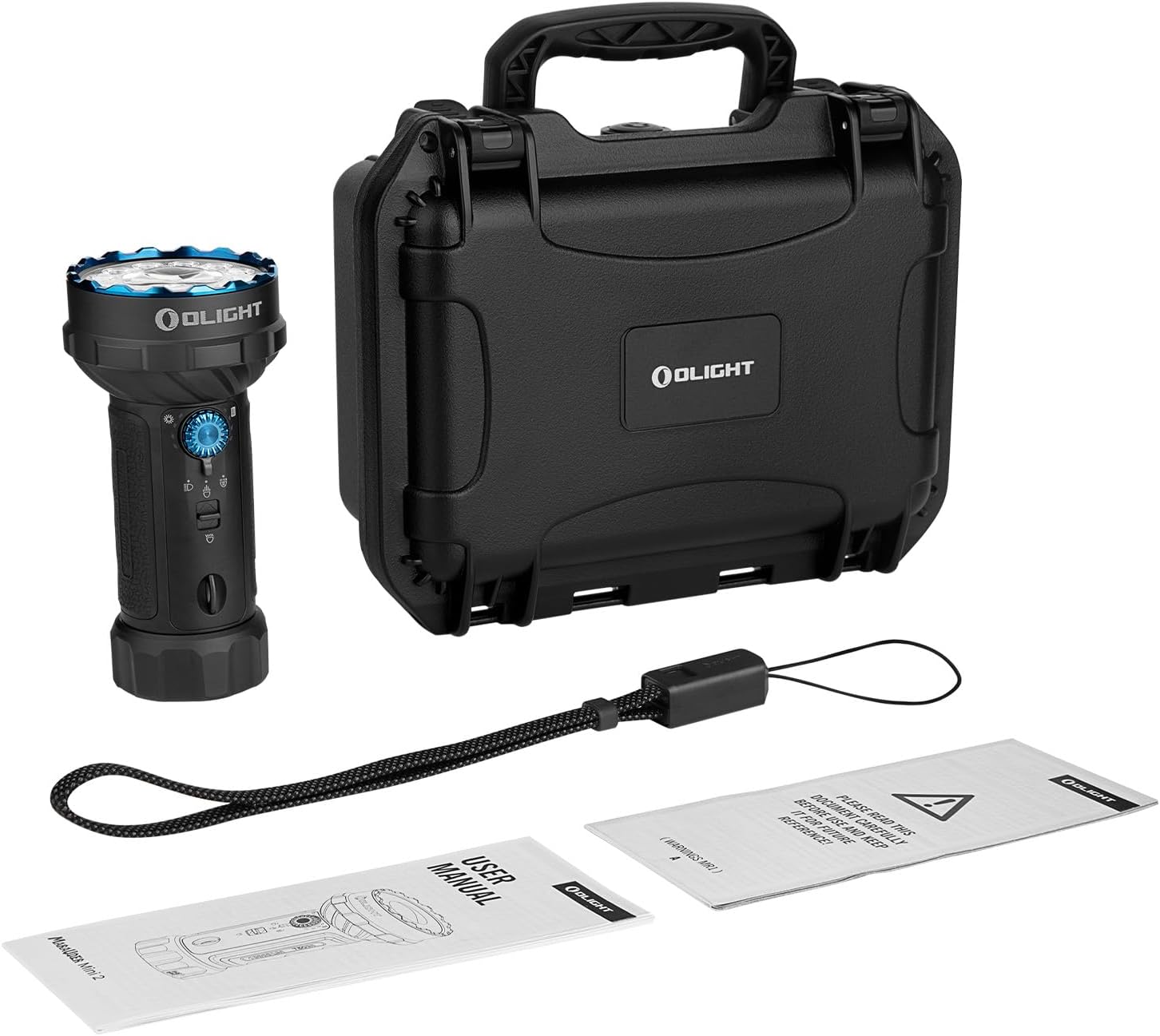 Lampe de poche rechargeable Marauder Mini 2  - 10000 lumens, portée 750 m Olight - Black