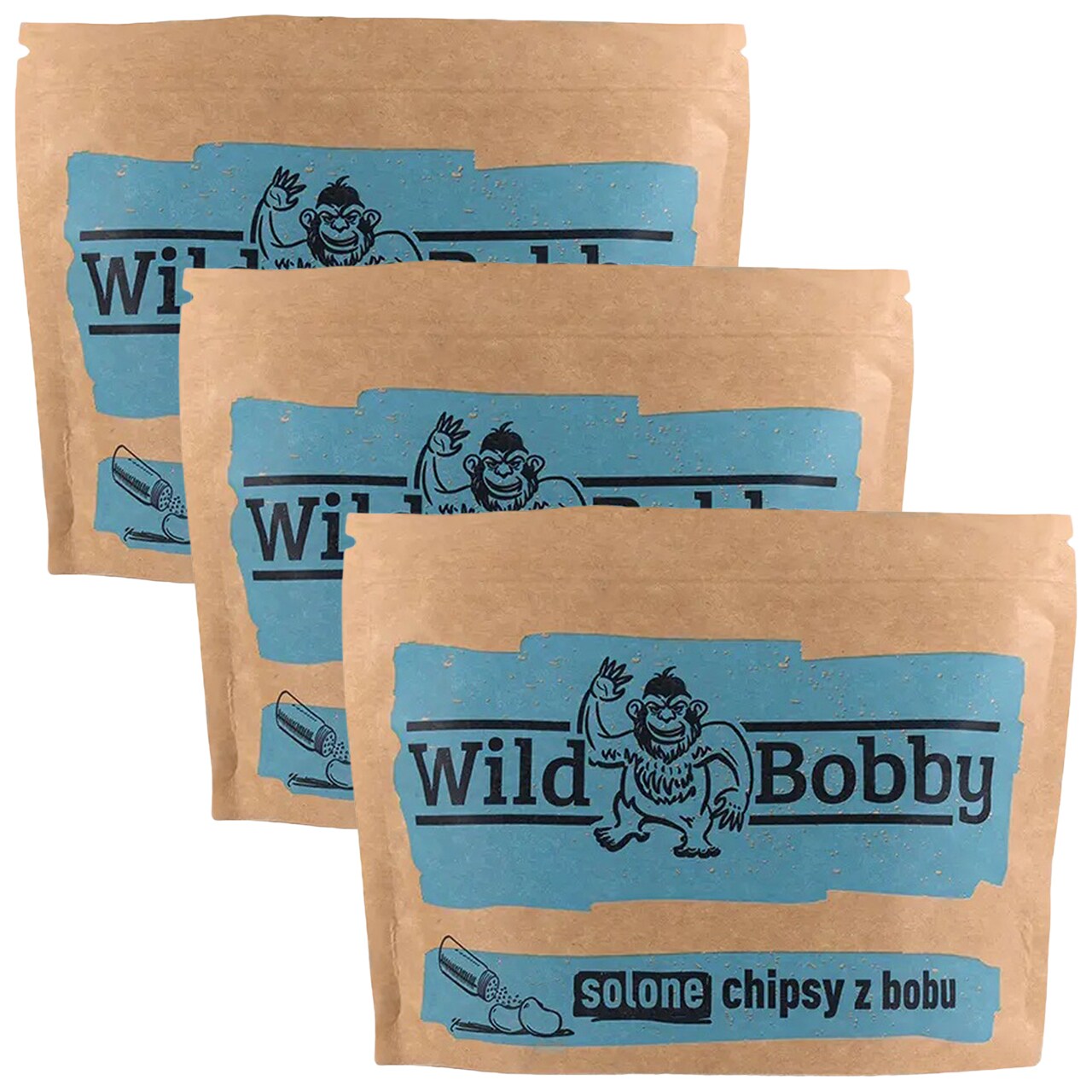 Chips de fèves Salé 100 g - 3 pcs. Wild Bobby