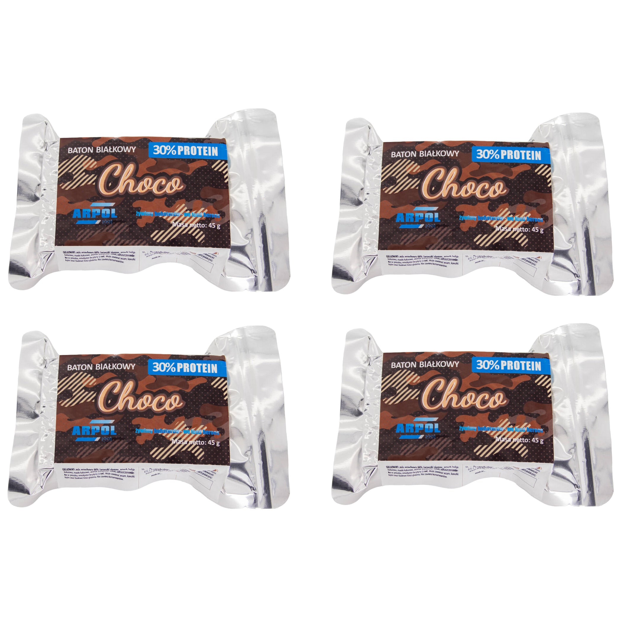 Barre protéinée Arpol chocolat 45 g - 4 pcs.